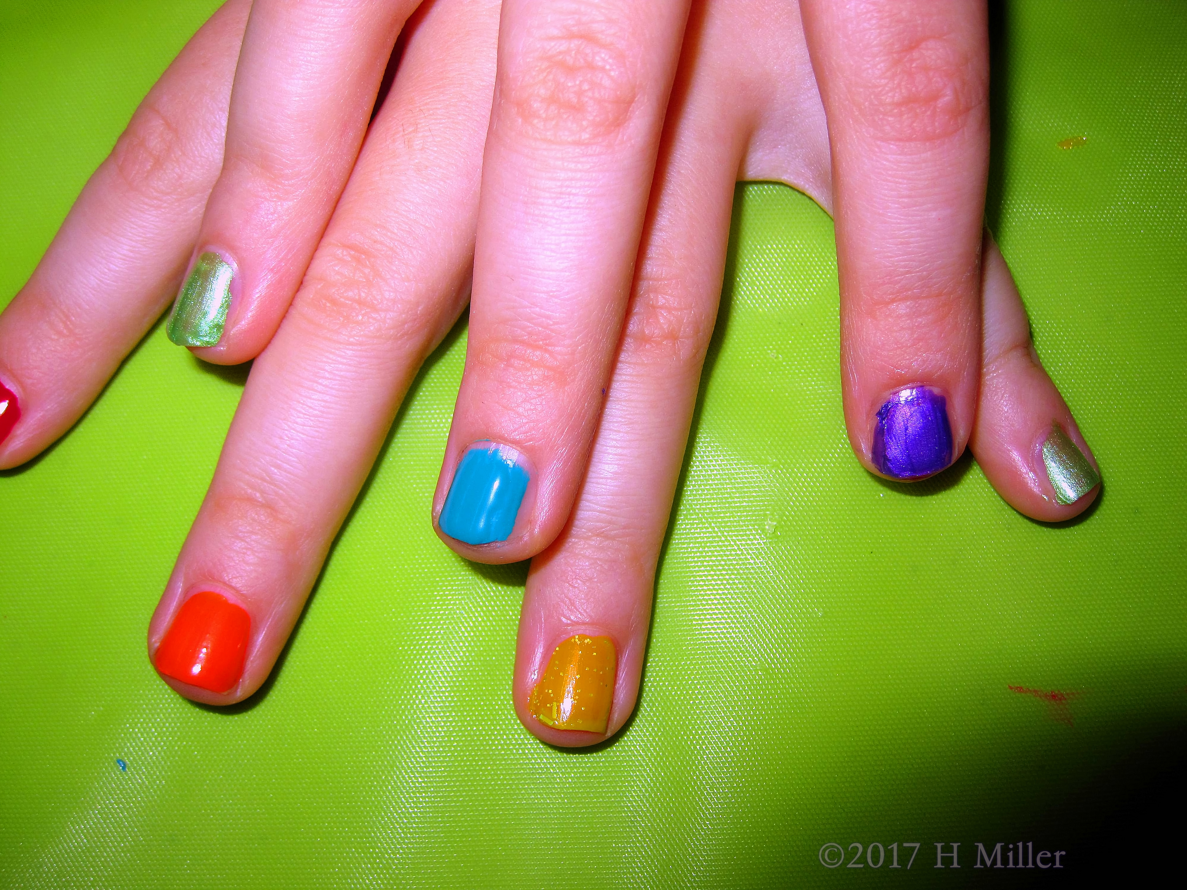 When You Can't Pick One Color For Your Mini Mani, Pick Them All!!! When You Can't Pick One Color For Your Mini Mani, Pick Them All!!!