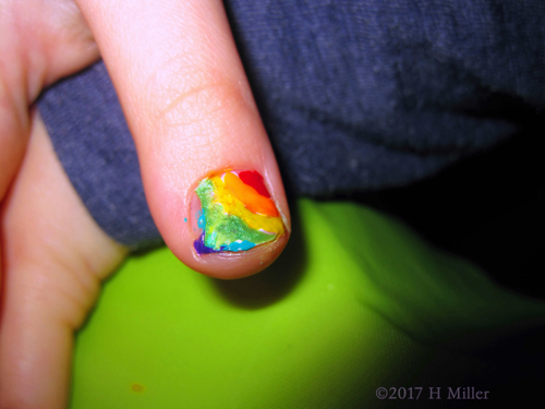 Beautiful Rainbow Nail Art Beautiful Rainbow Nail Art