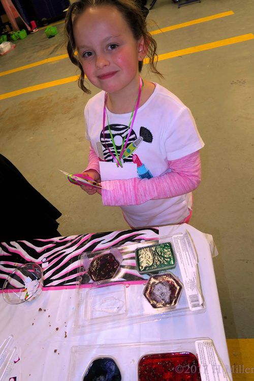 Birthday Girl Having So Much Fun Making Kids Crafts! Birthday Girl Having So Much Fun Making Kids Crafts!