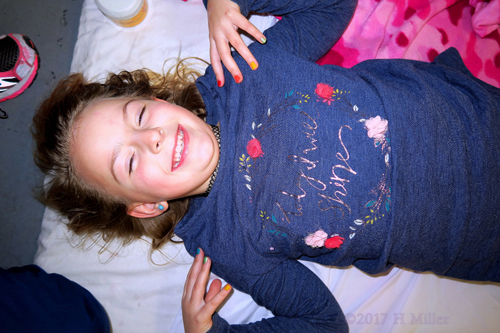 Elation Before Her Kids Facial!!! Elation Before Her Kids Facial!!!