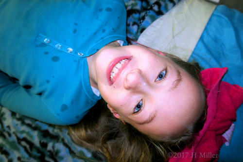 Feels SO Good After Her Kids Facial!!! Feels SO Good After Her Kids Facial!!!