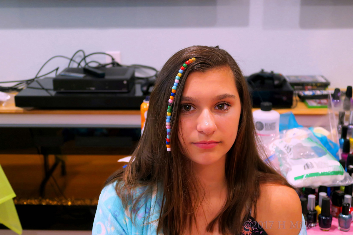 How Cool Are Those Colorful Hair Beads! 