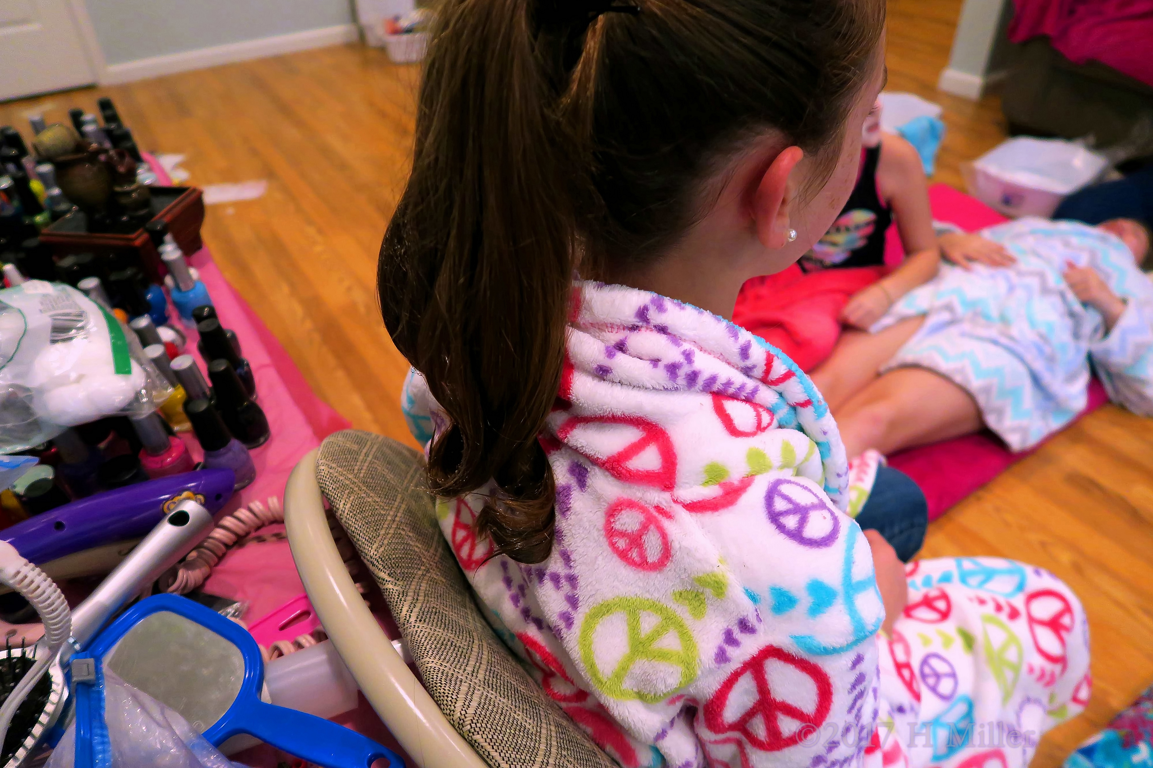 One More Closeup Of Her Girls Hairstyle Curled Ponytail! One More Closeup Of Her Girls Hairstyle Curled Ponytail!