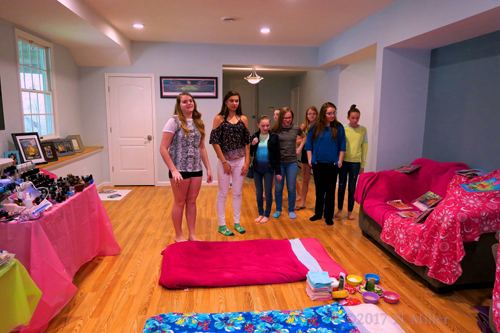 Spa Party Guests At Their Spa Party! Spa Party Guests At Their Spa Party!