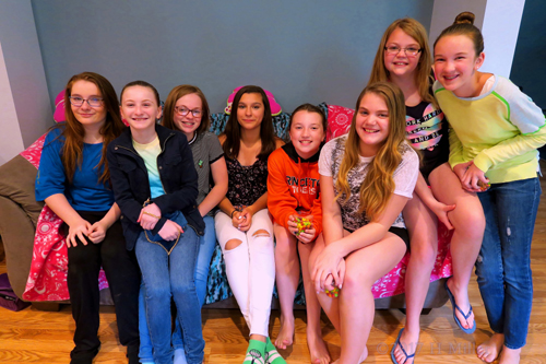 They Are Happy And Excited For The Spa Party! They Are Happy And Excited For The Spa Party!