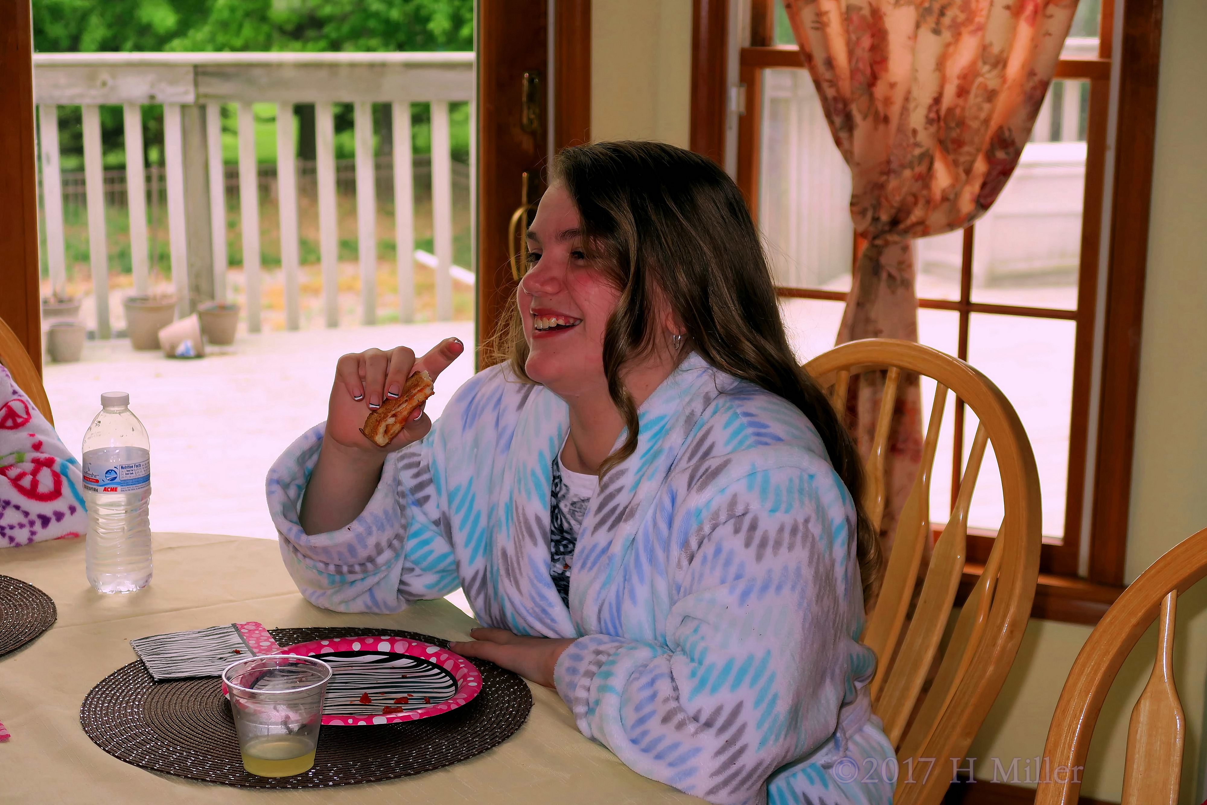 Birthday Girl Enjoying Snacks At Her Kids Birthday Party! Birthday Girl Enjoying Snacks At Her Kids Birthday Party!
