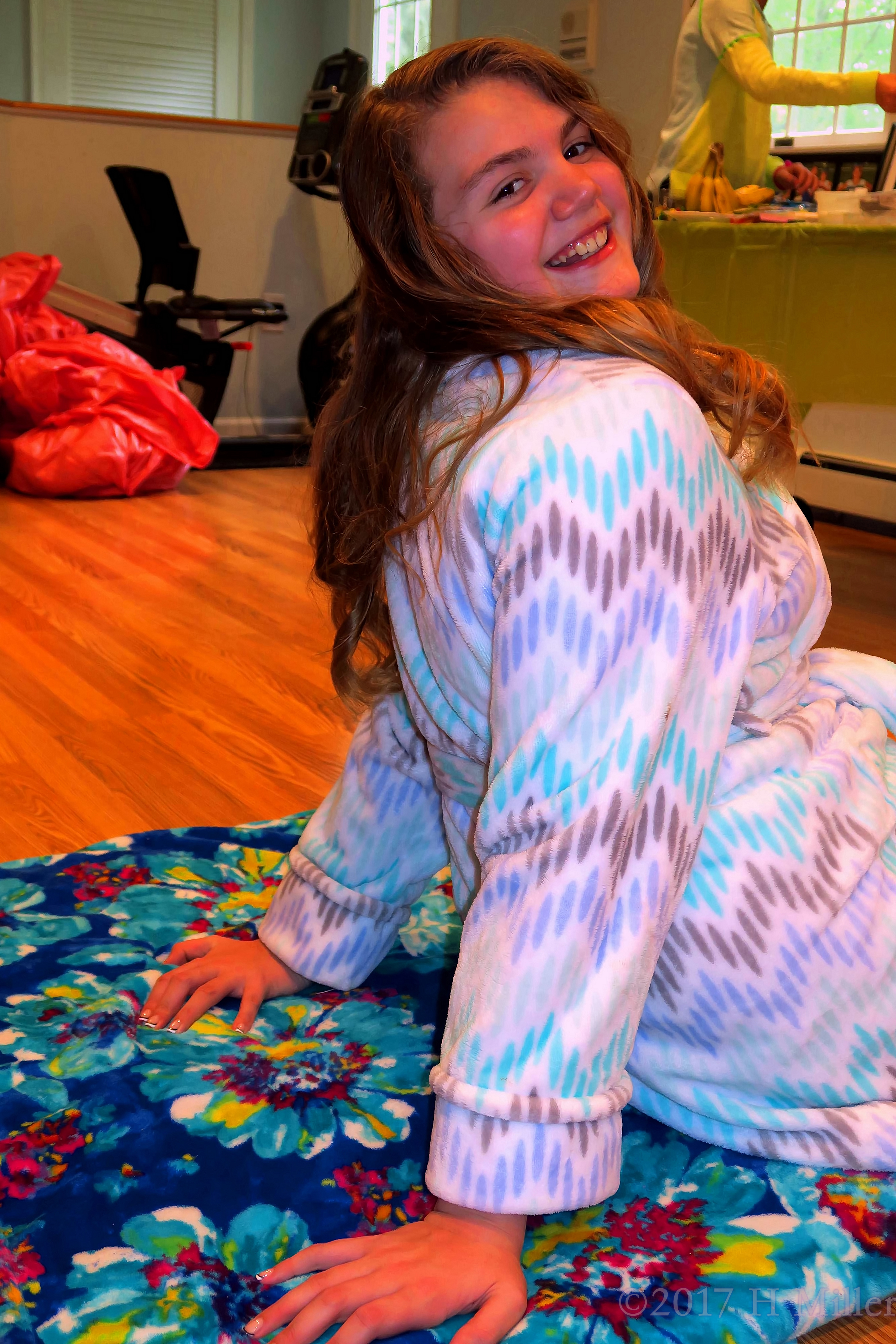 Birthday Girl Smiling After Girls Facials Picture! Birthday Girl Smiling After Girls Facials Picture!