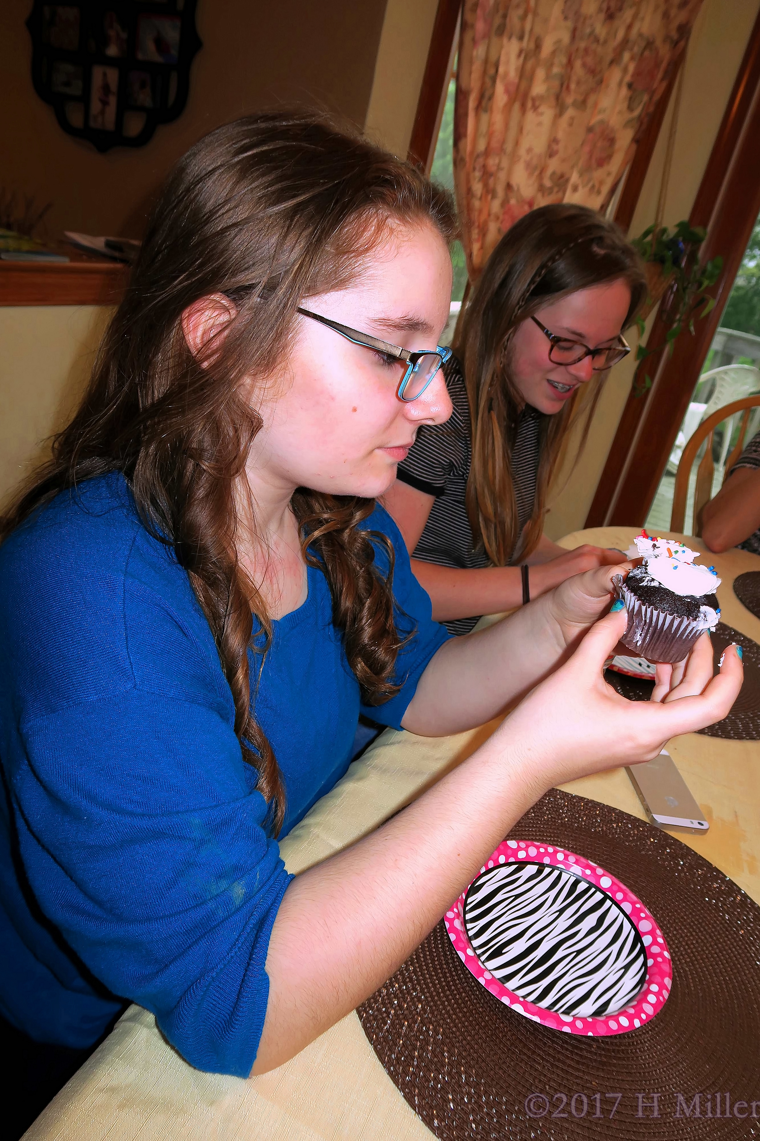 She Can't Wait To Have The Tasty Spa Party Cupcake! She Can't Wait To Have The Tasty Spa Party Cupcake!