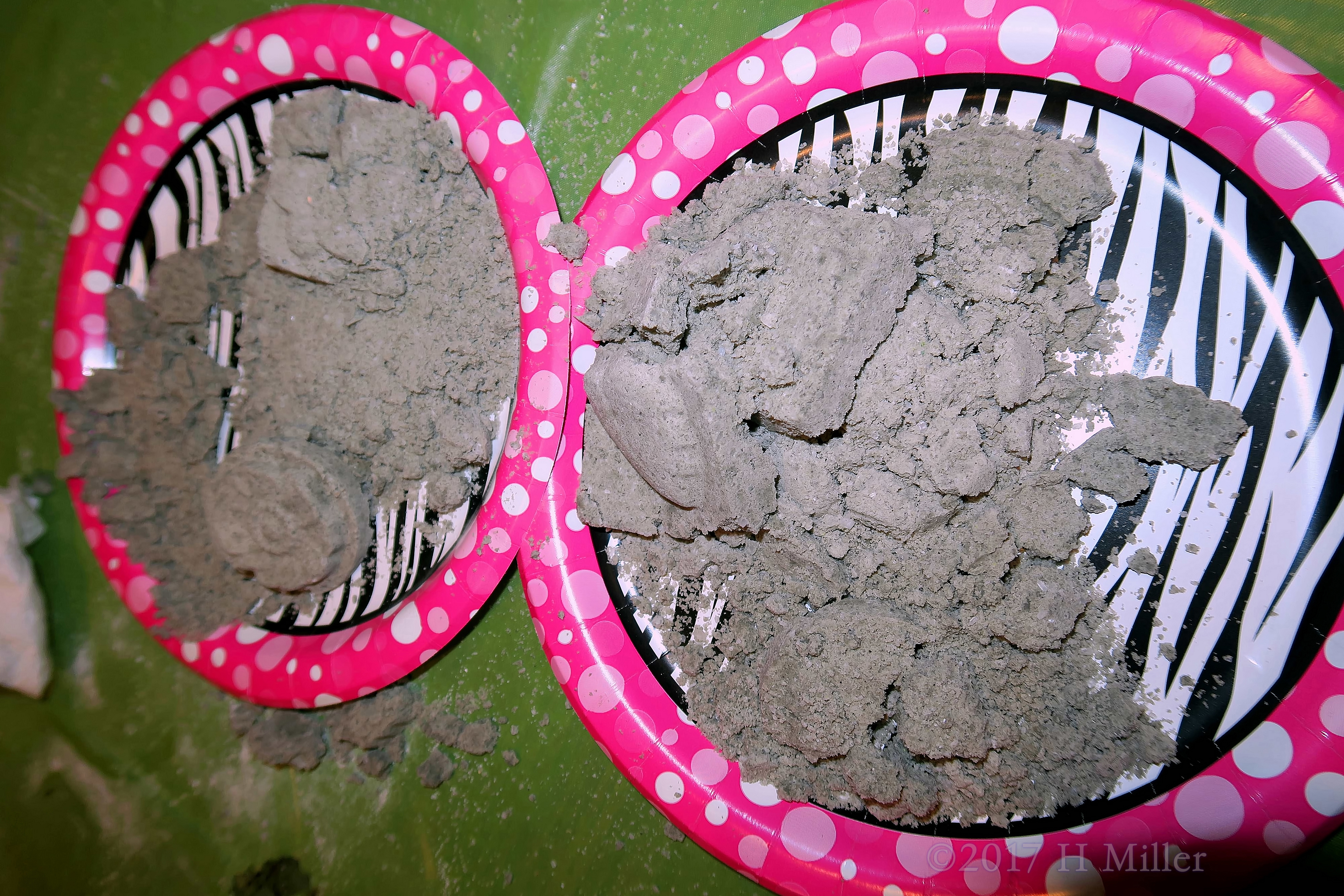 Zebra Plate With Fizzy Bath Bombs Kids Craft Made By The Girls! Zebra Plate With Fizzy Bath Bombs Kids Craft Made By The Girls!