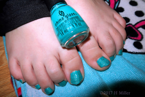 A Closeup Of The Girls Mini Pedi! A Closeup Of The Girls Mini Pedi!