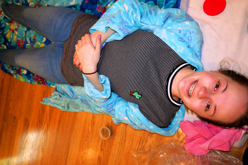 Enthusiastic And Happy At The Spa Party For Girls! Enthusiastic And Happy At The Spa Party For Girls!