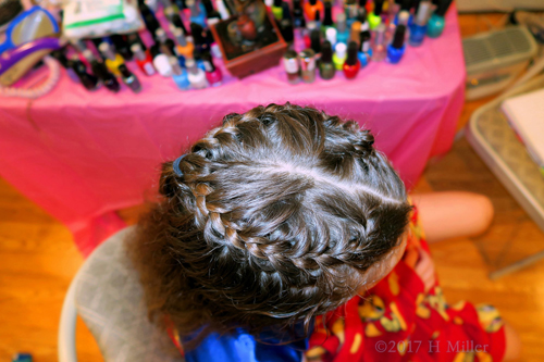 The Heart Shaped Braid Girls Hairstyle!