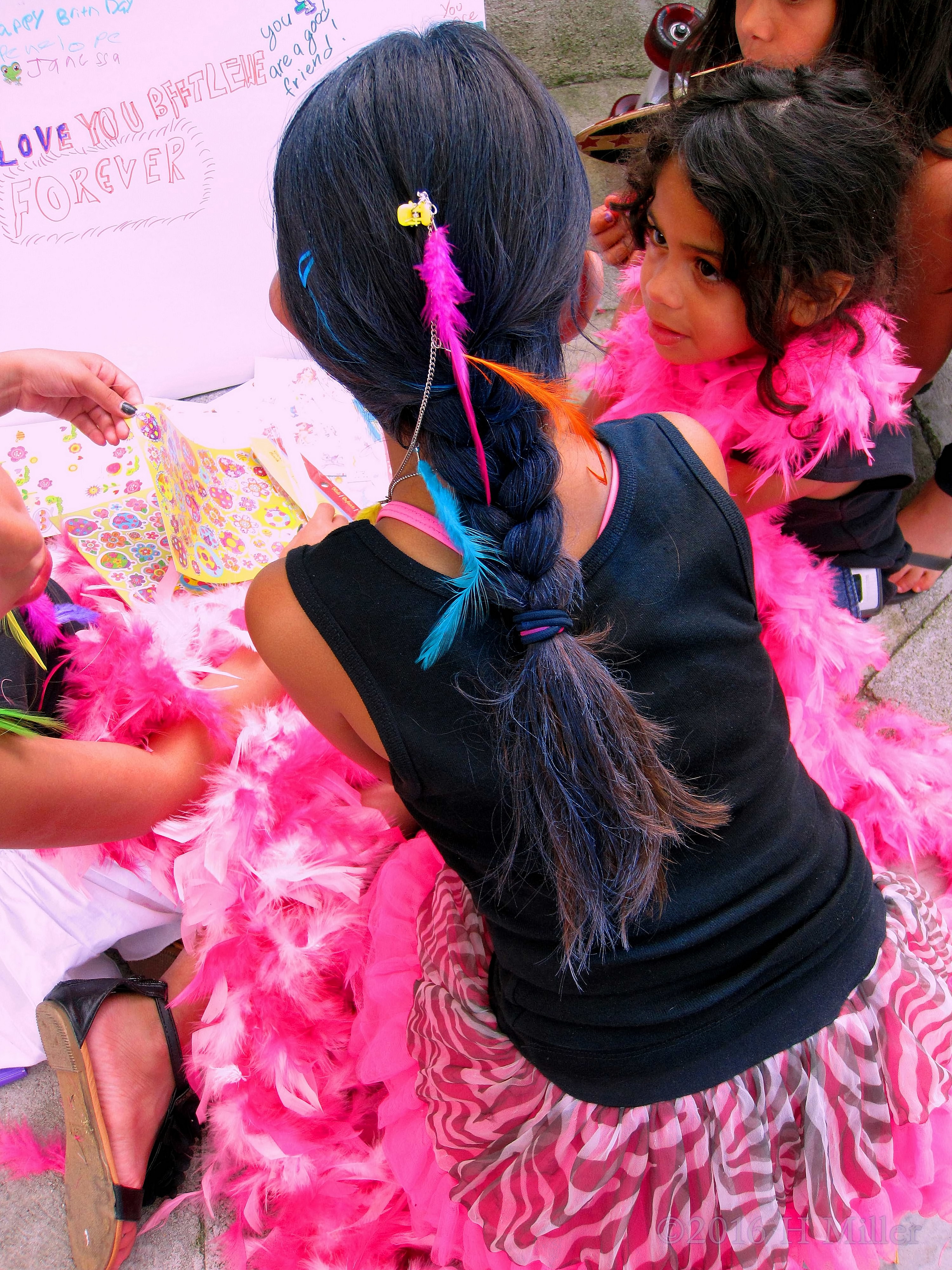 Working On The Spa Birthday Card After Hairstyling Working On The Spa Birthday Card After Hairstyling