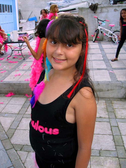 Cute Kids Home Spa Party Hair Feathers And Extensions Cute Kids Home Spa Party Hair Feathers And Extensions