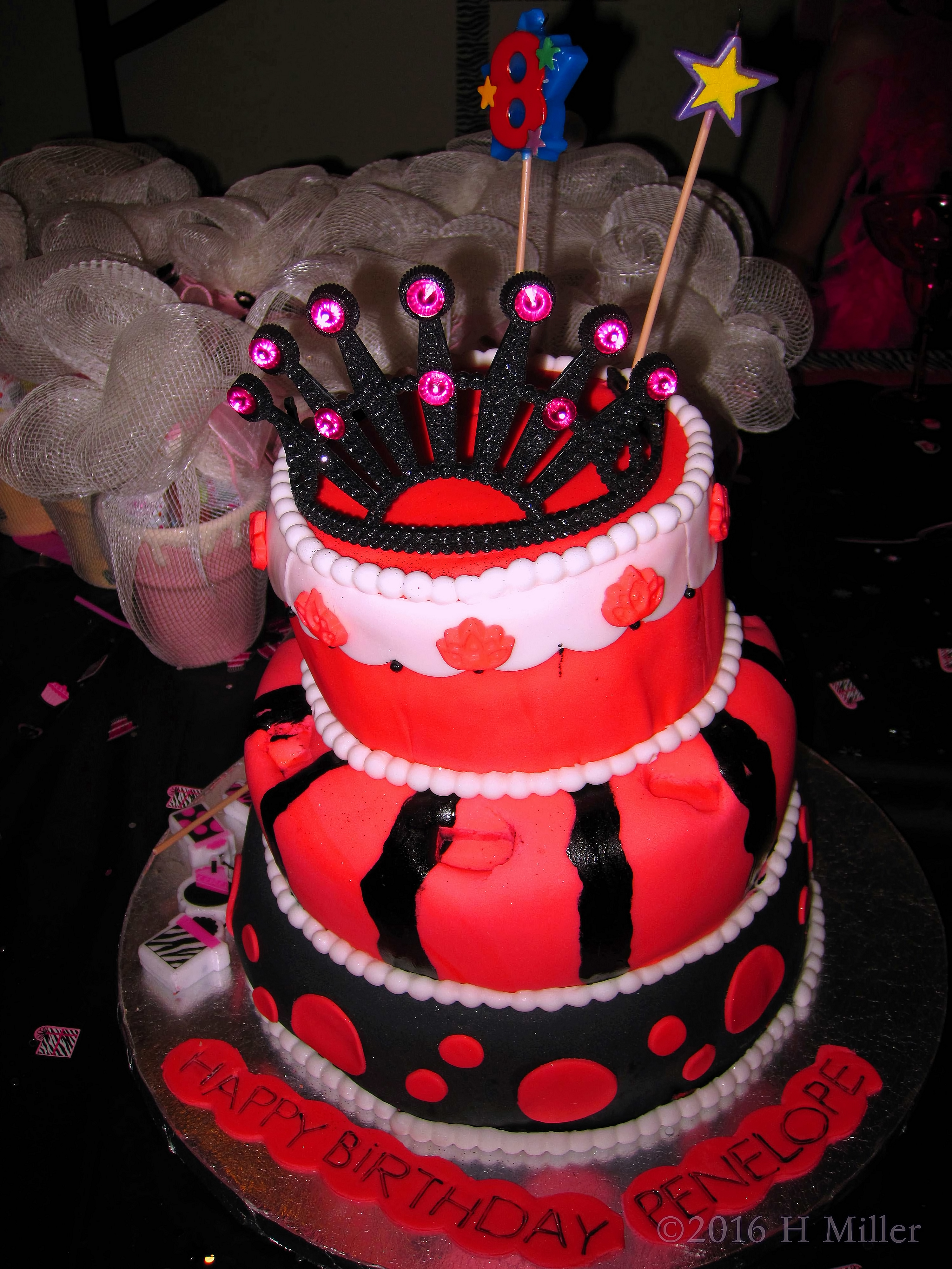 Awesome Princess Girls Spa Birthday Cake 