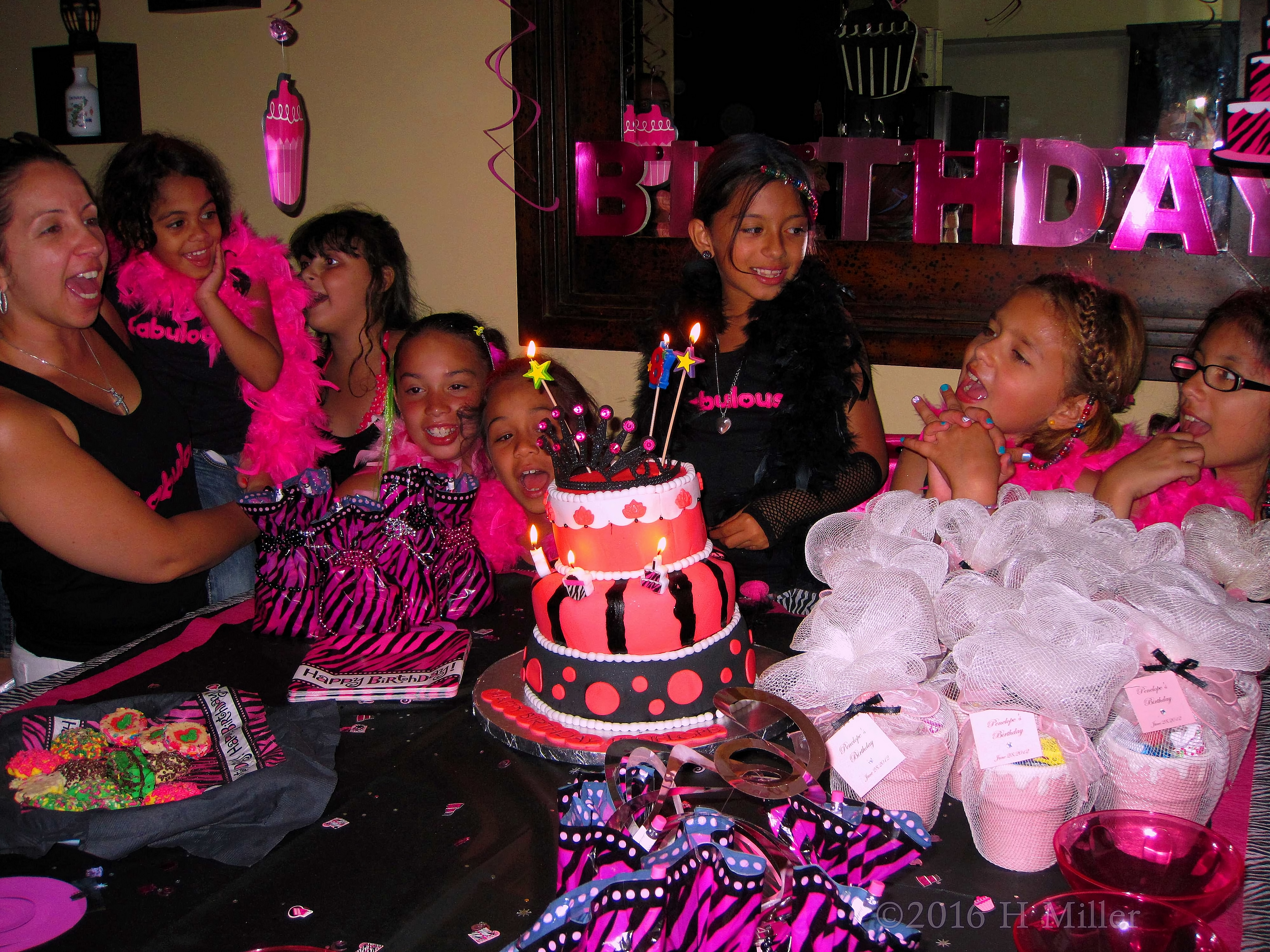 Chatting Around The Girls Spa Party Cake Chatting Around The Girls Spa Party Cake