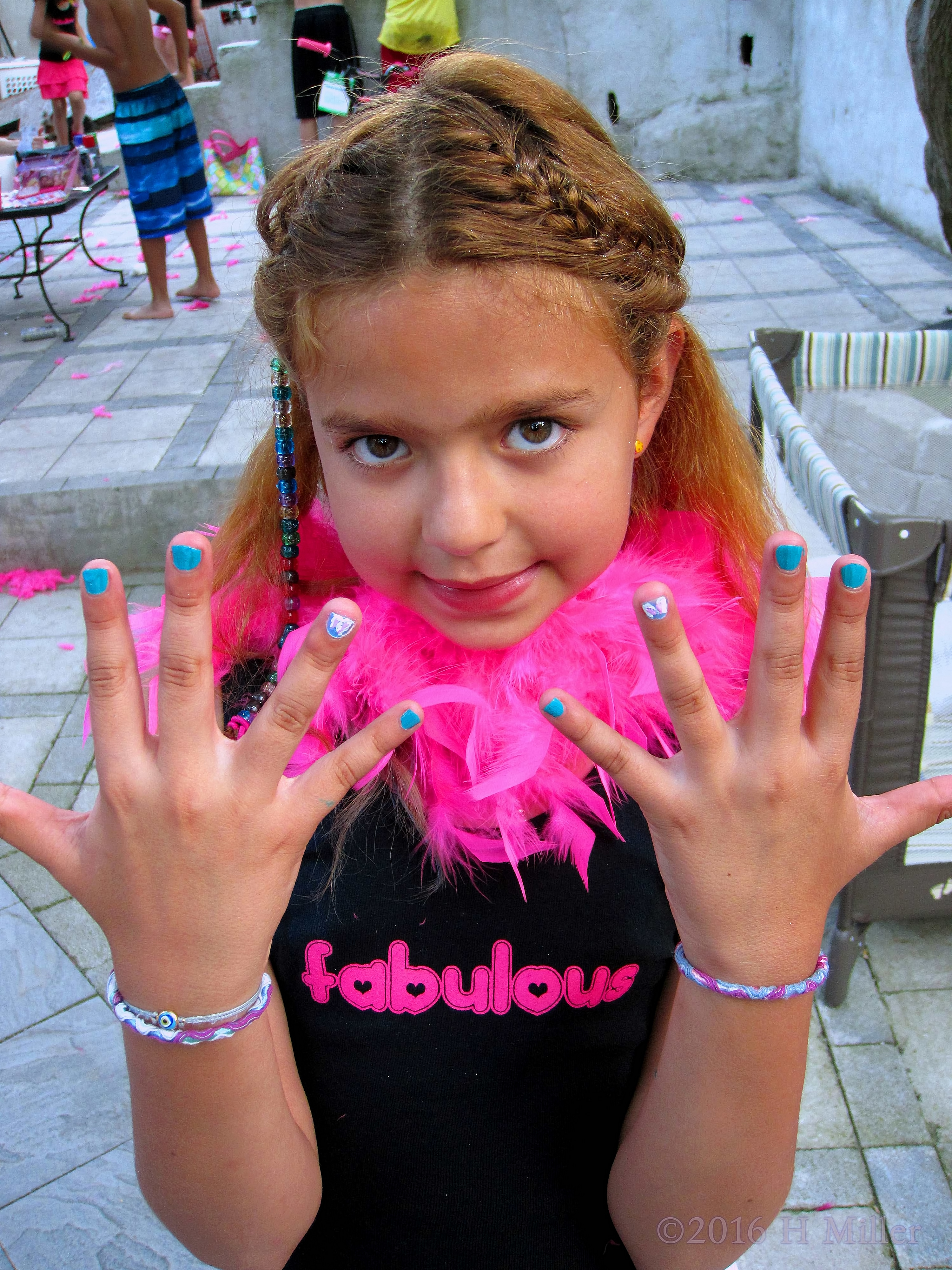 Check Out The Cool Braided Headband And Mani Check Out The Cool Braided Headband And Mani