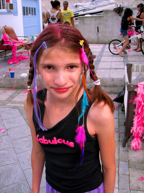 Awesome Braids And Hair Extensions At The Girls Home Spa Party Awesome Braids And Hair Extensions At The Girls Home Spa Party