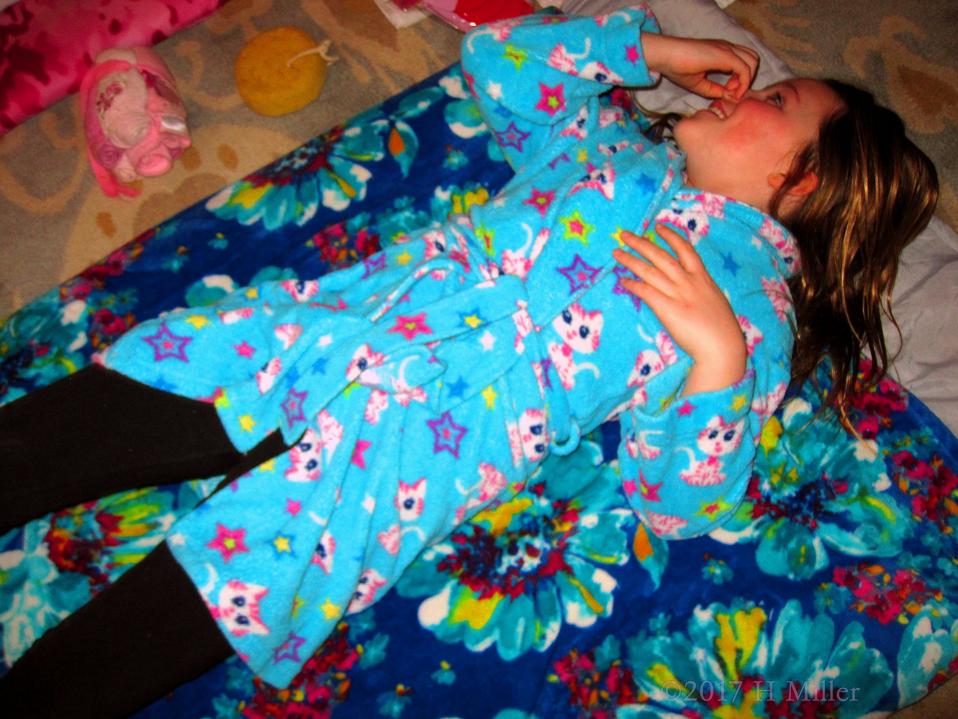 Birthday Girl Waiting For Her Girls Facial Birthday Girl Waiting For Her Girls Facial