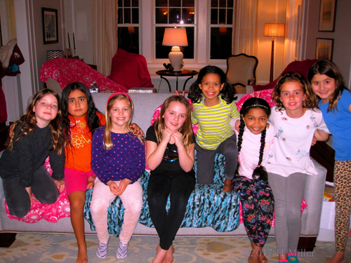 A Group Spa Party Picture With The Birthday Girl A Group Spa Party Picture With The Birthday Girl