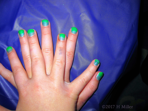 Nails On Nails Kids Ombre Manicure! Nails On Nails Kids Ombre Manicure!