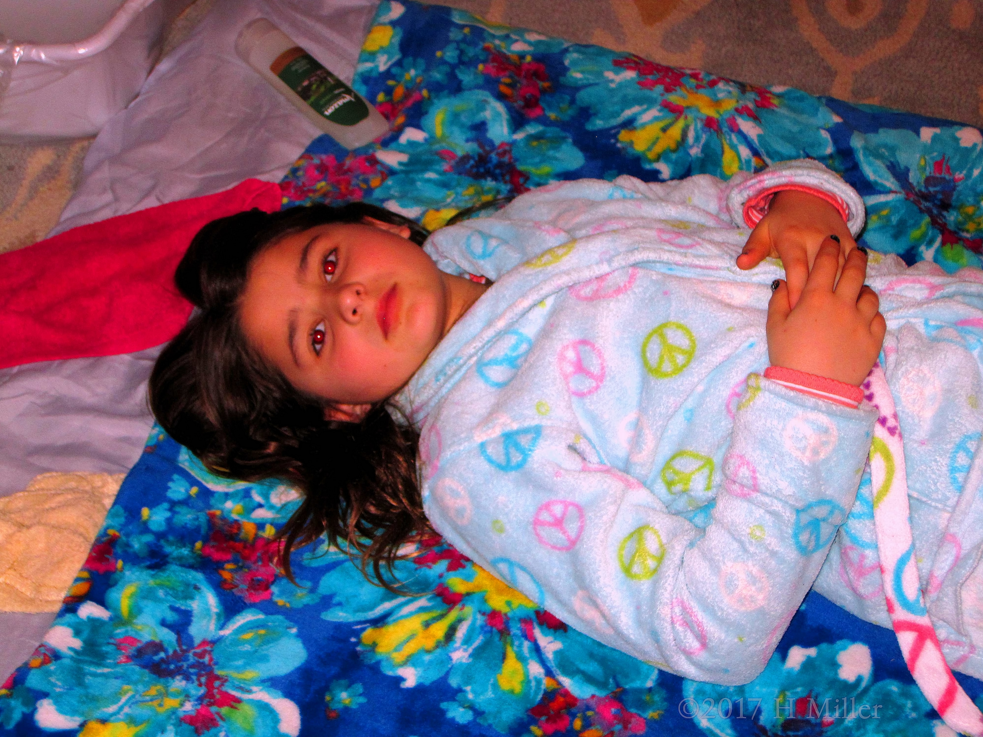 A Girl Getting Ready For Her Kids Facial A Girl Getting Ready For Her Kids Facial