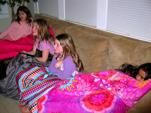 Snuggled And Happy After The Spa Party. Snuggled And Happy After The Spa Party.