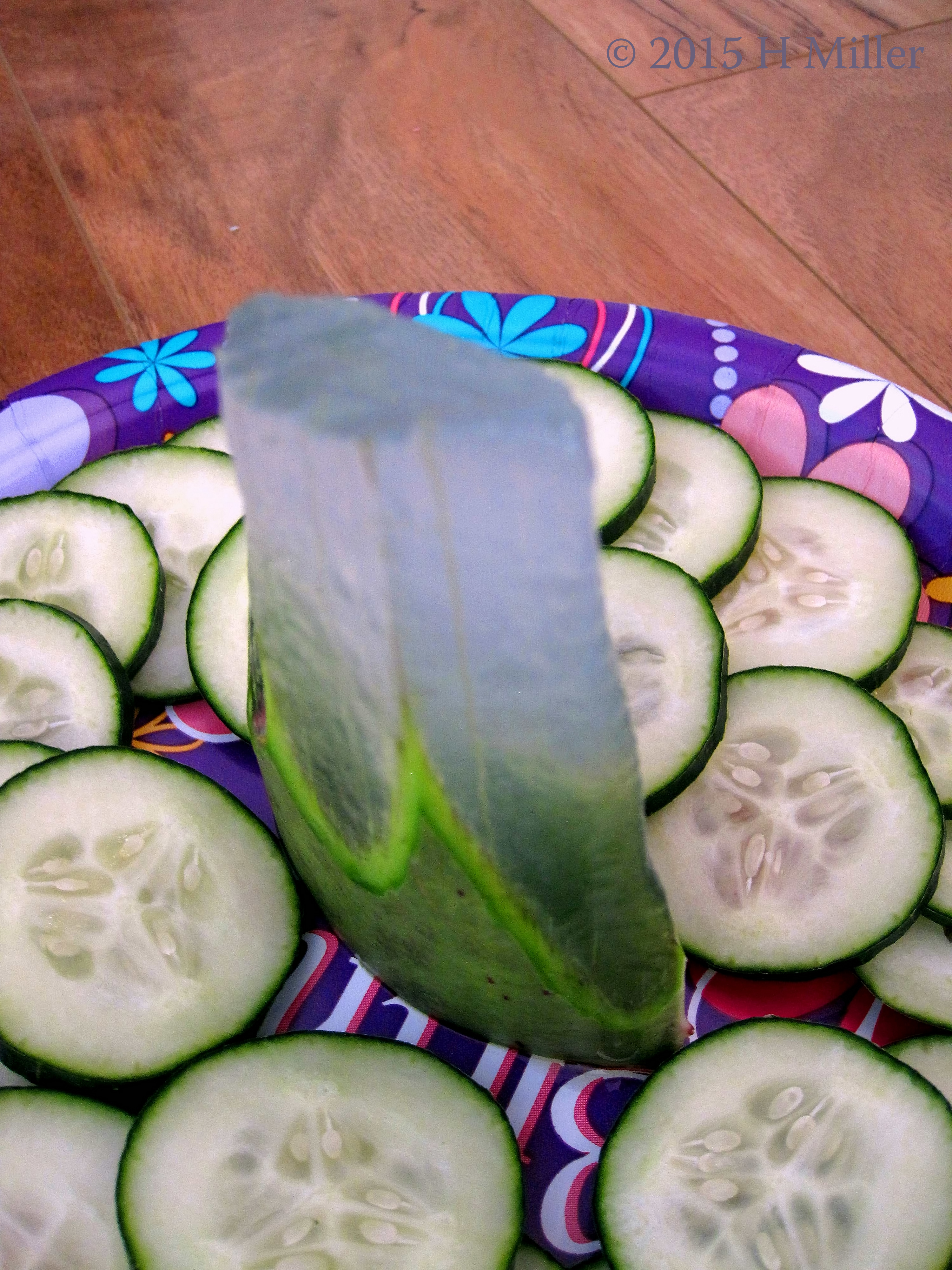 Aloe Vera And Sliced Cukes. Aloe Vera And Sliced Cukes.