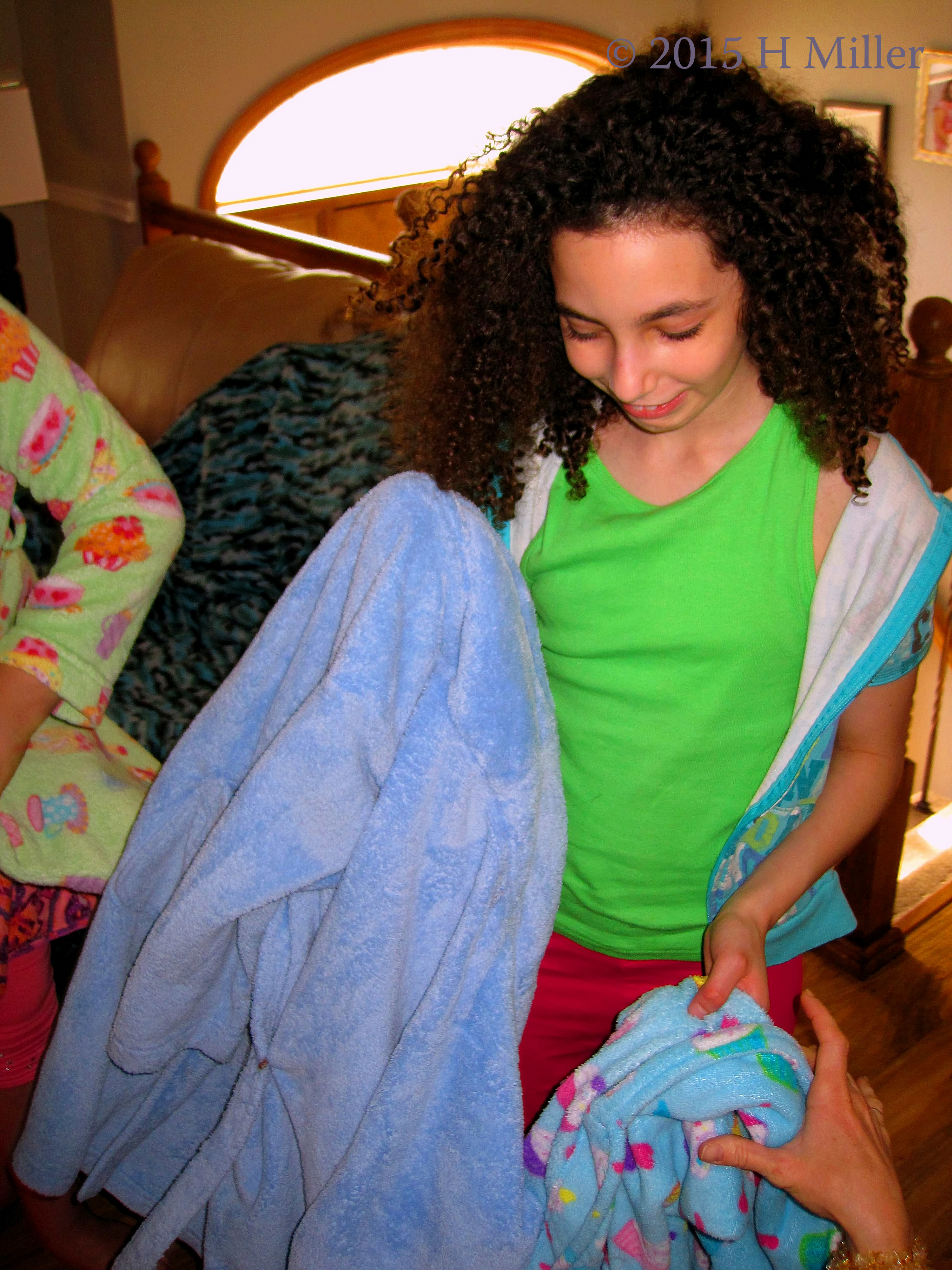 Choosing Robes At The Spa Birthday Party. Choosing Robes At The Spa Birthday Party.