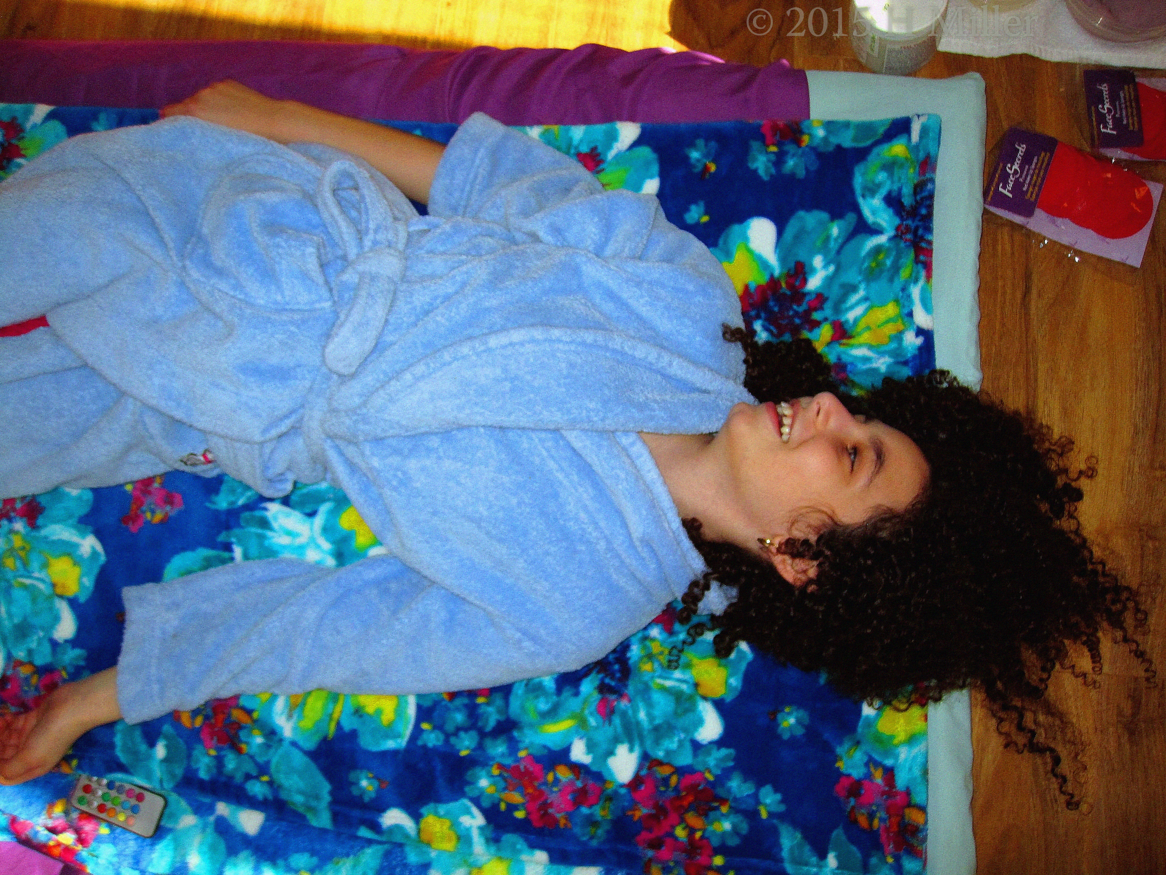 Getting Ready For Her Facial. Getting Ready For Her Facial.