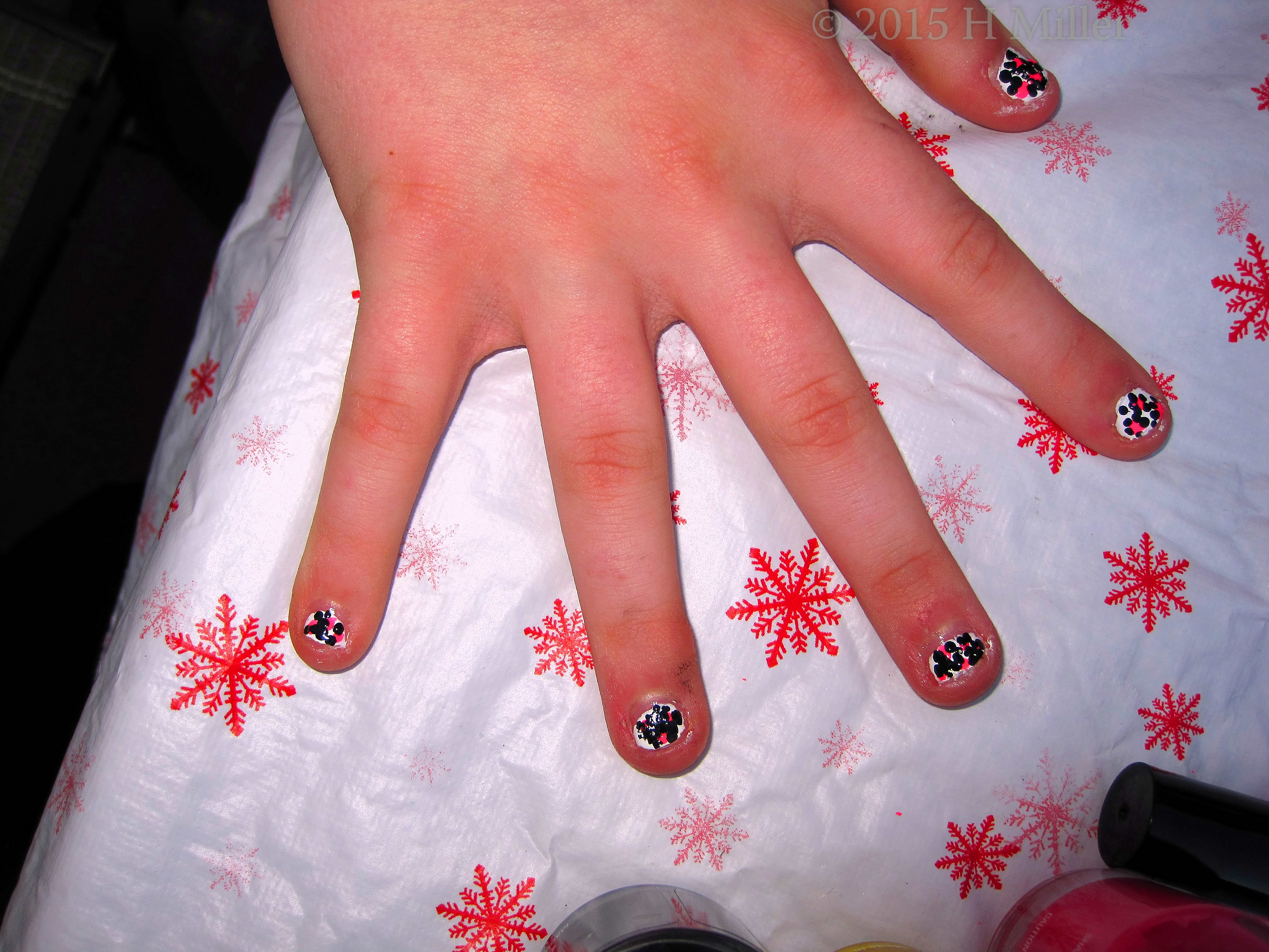 Leopard Spots Nail Art. Leopard Spots Nail Art.