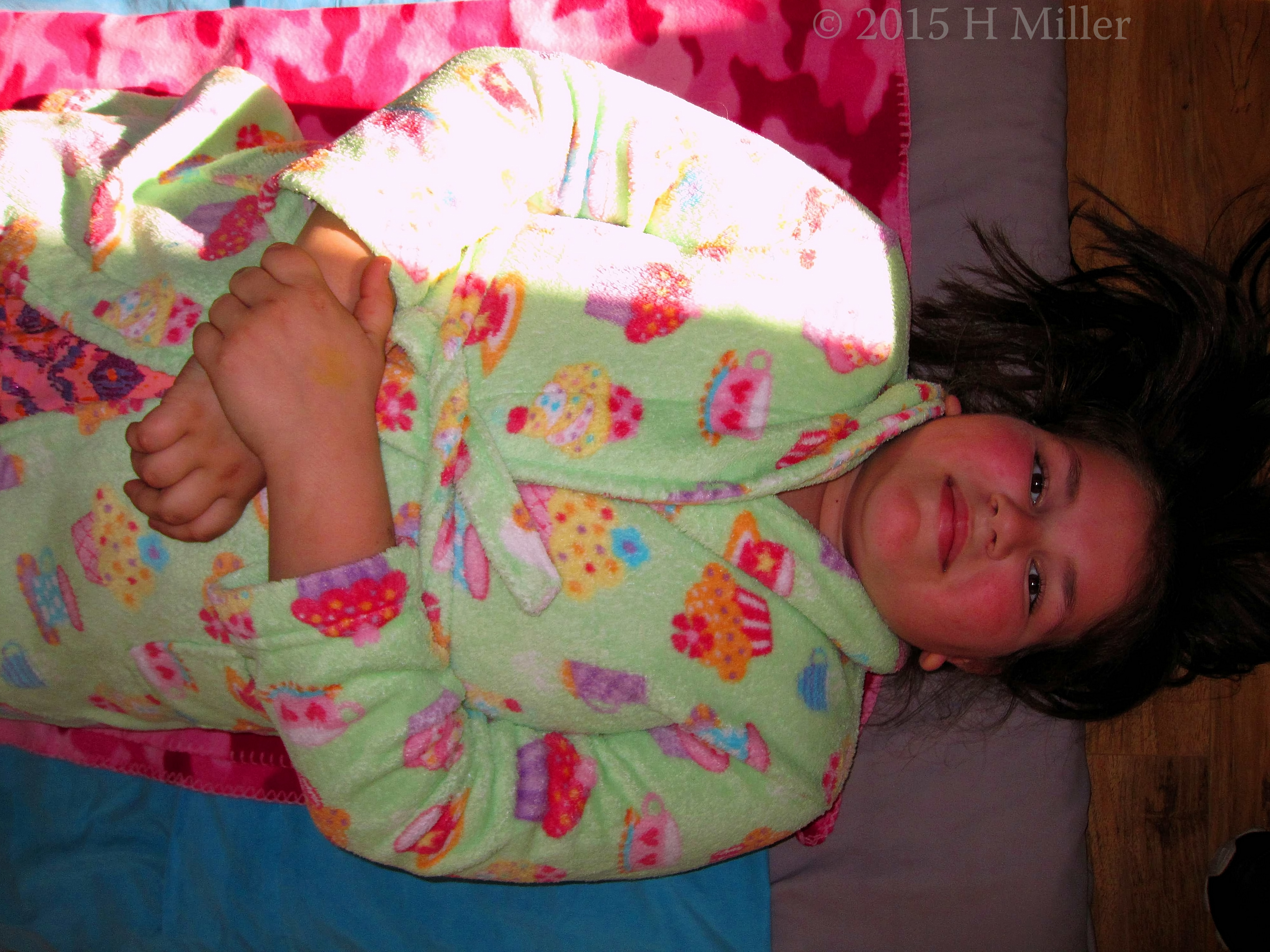 The Birthday Girl Before her Facial. The Birthday Girl Before her Facial.