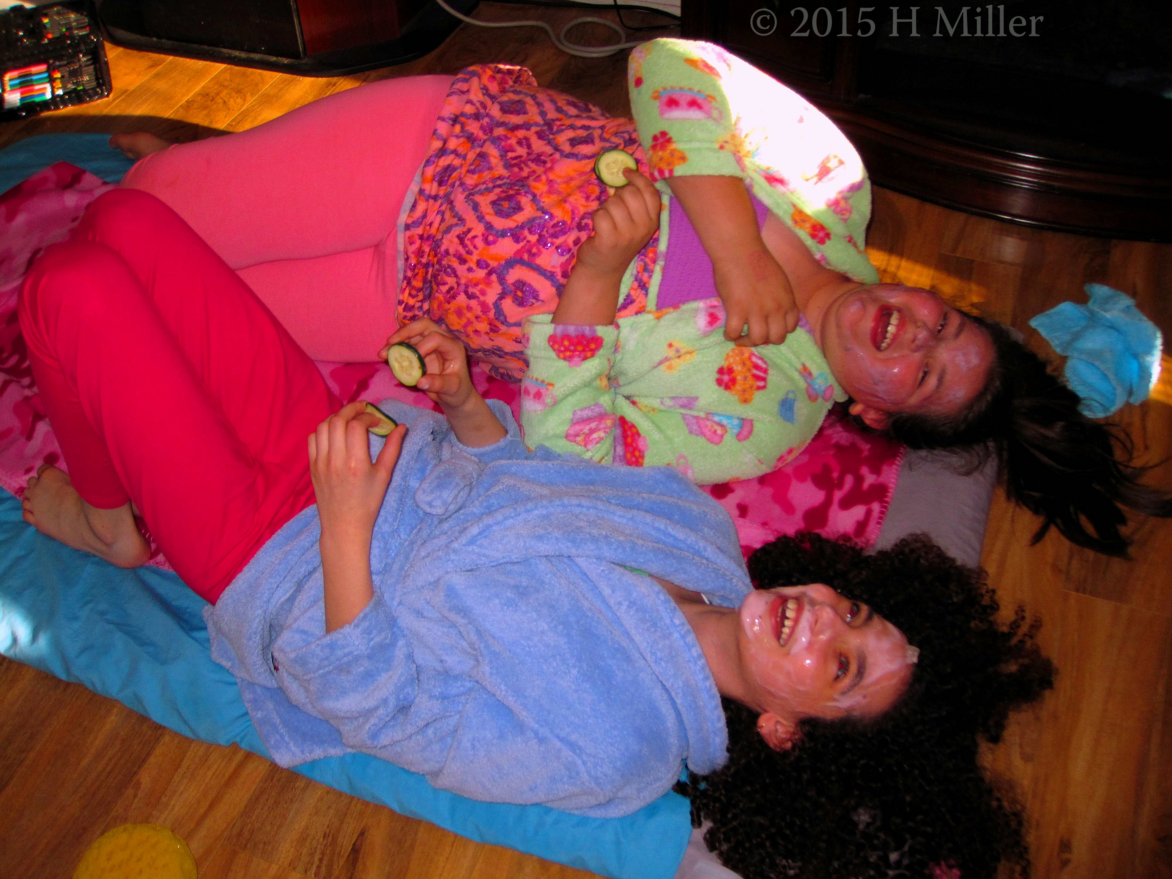 The Birthday Girl Having A Memorable Time With Her Friend. The Birthday Girl Having A Memorable Time With Her Friend.