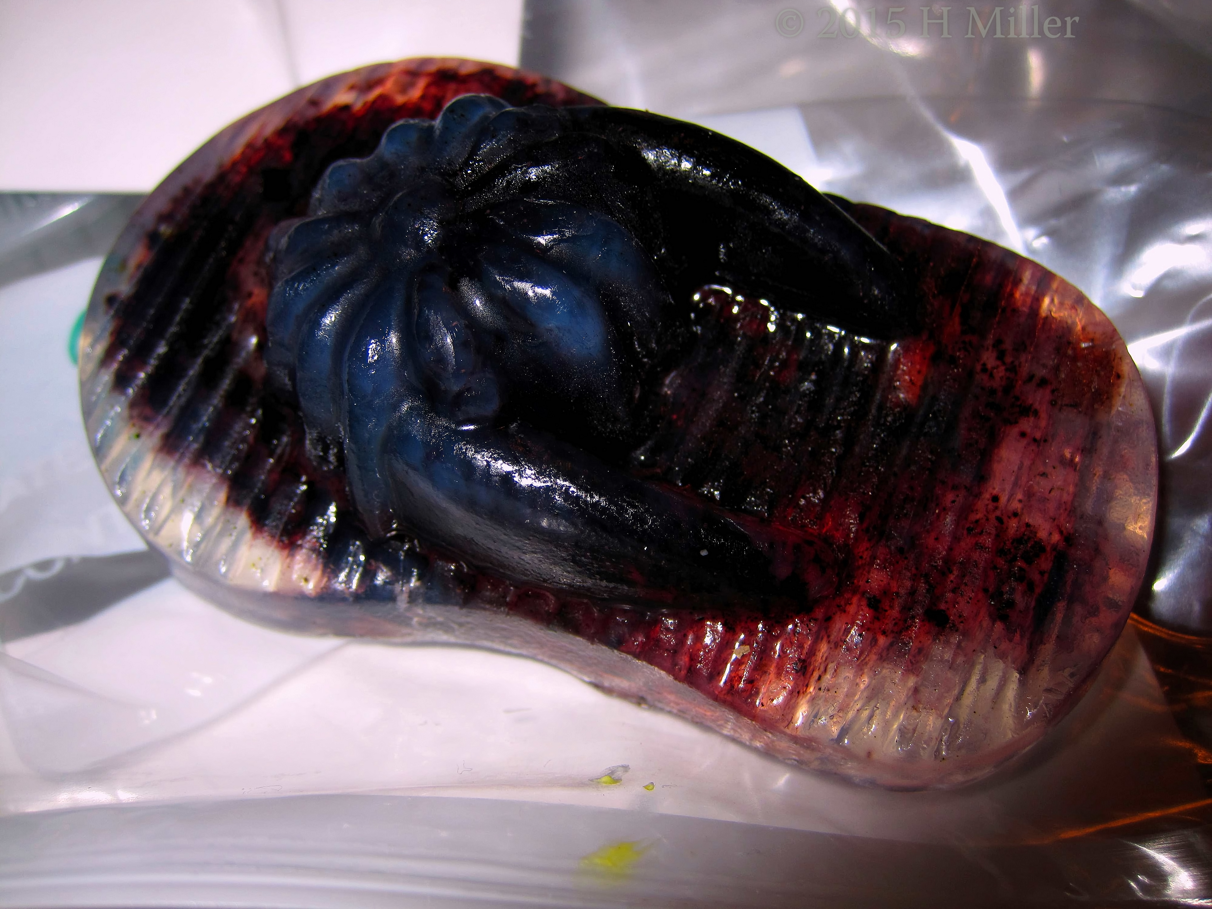 A Cool Sandal Soap With Flower Petals. A Cool Sandal Soap With Flower Petals.