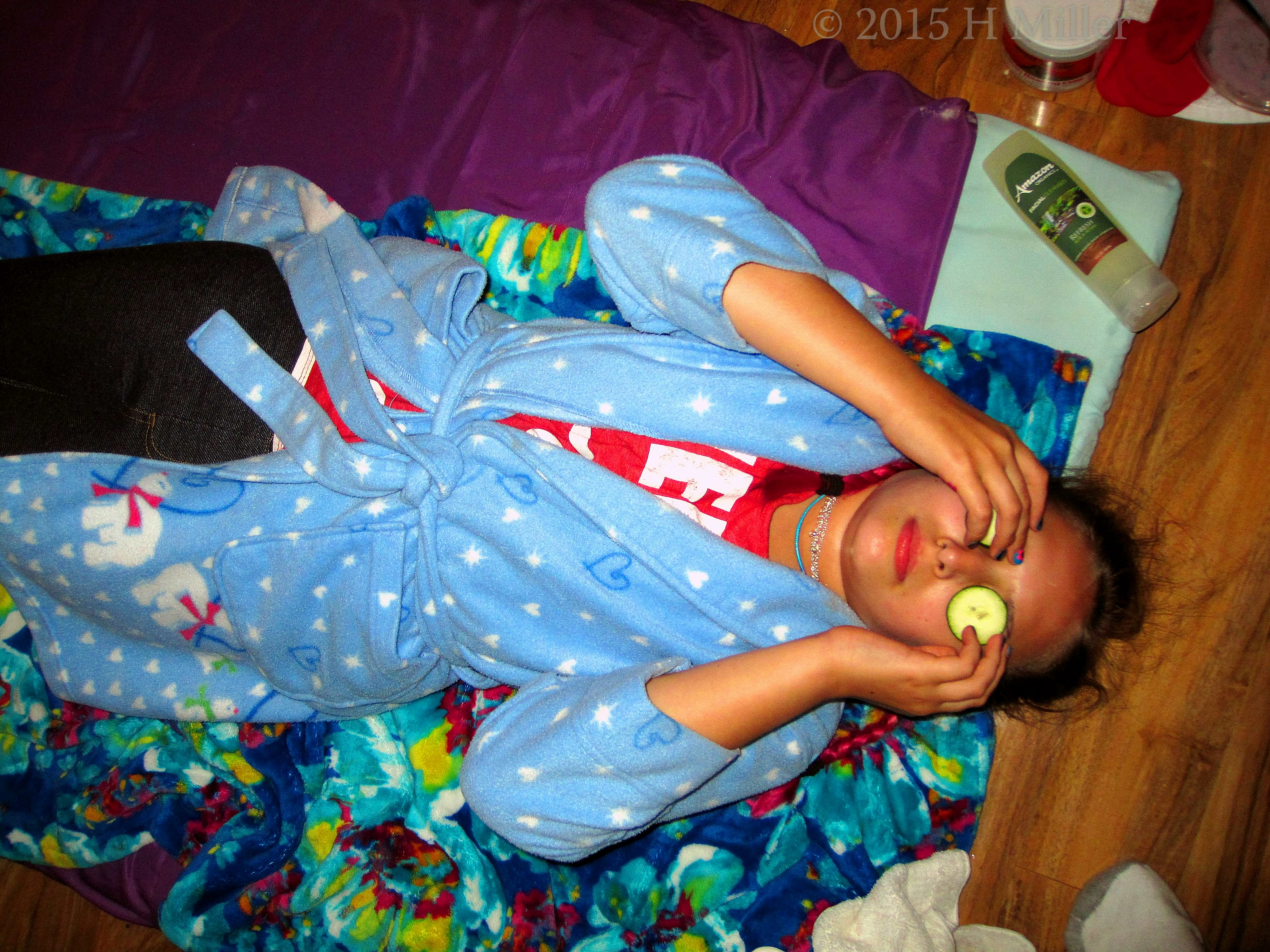 Enjoying A Yogurt Free Facial With Cukes. Enjoying A Yogurt Free Facial With Cukes.