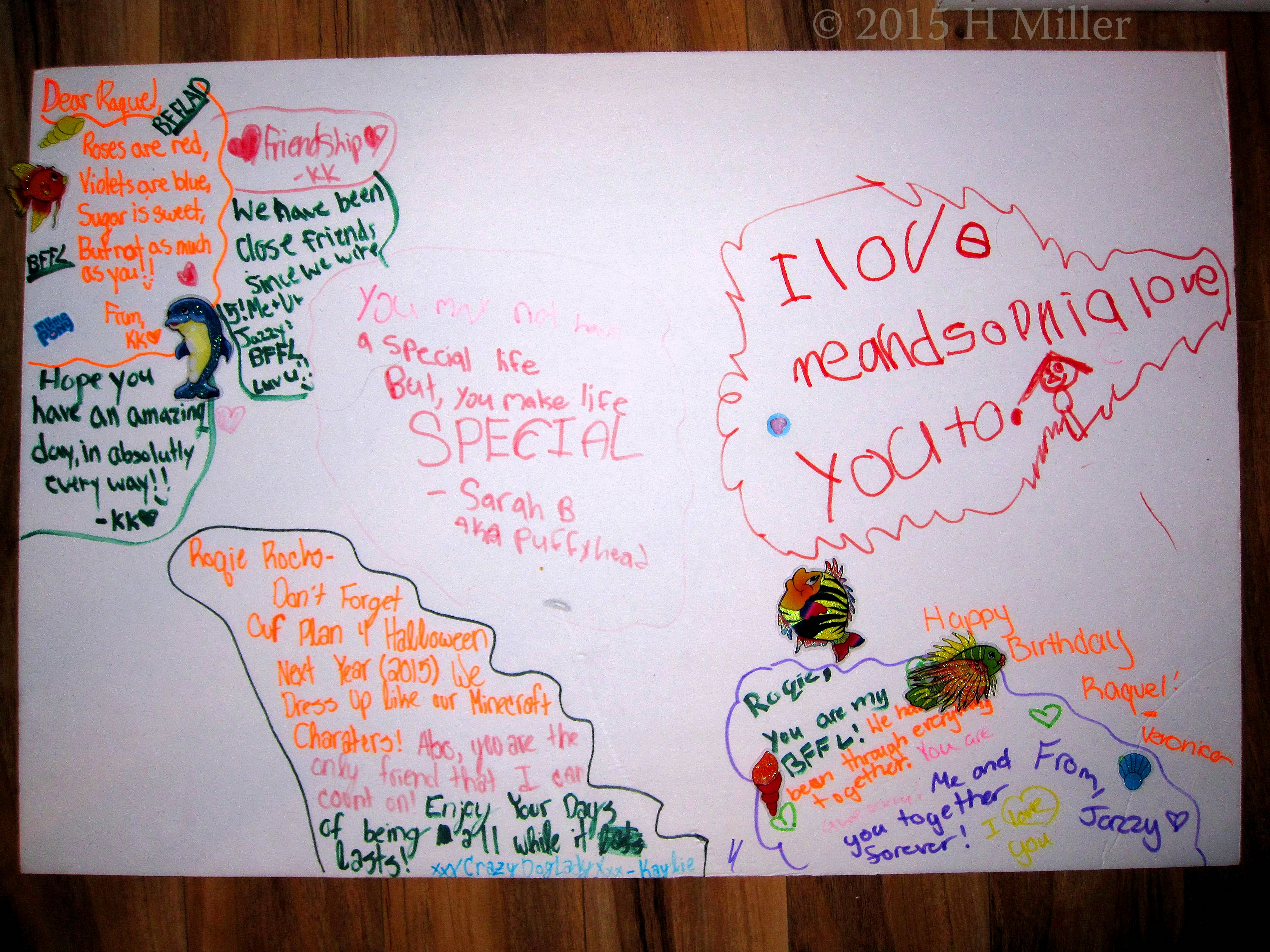 Raquel's Spa Birthday Card. Raquel's Spa Birthday Card.