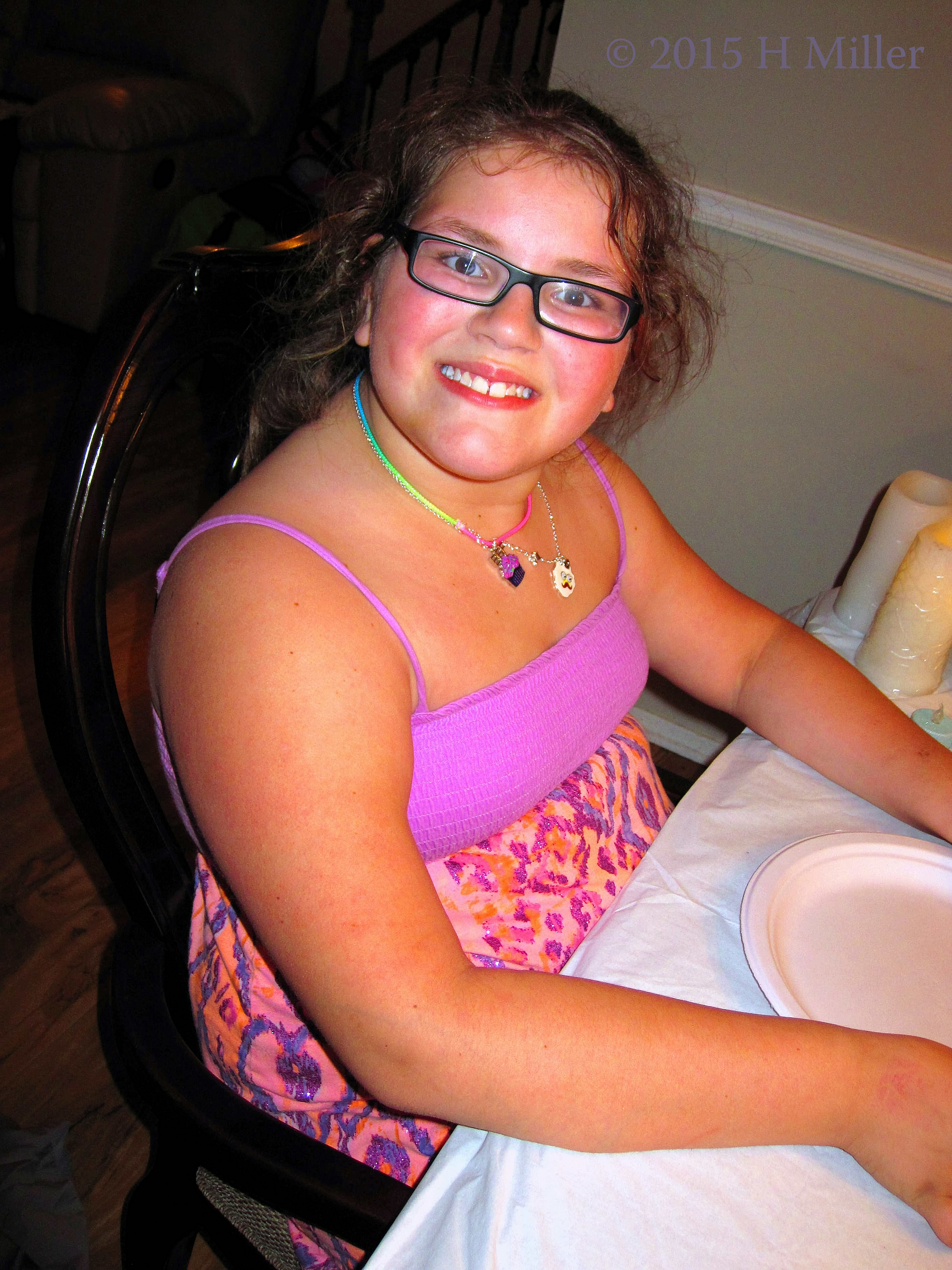 Raquel, Very Happy At Her Party. Raquel, Very Happy At Her Party.