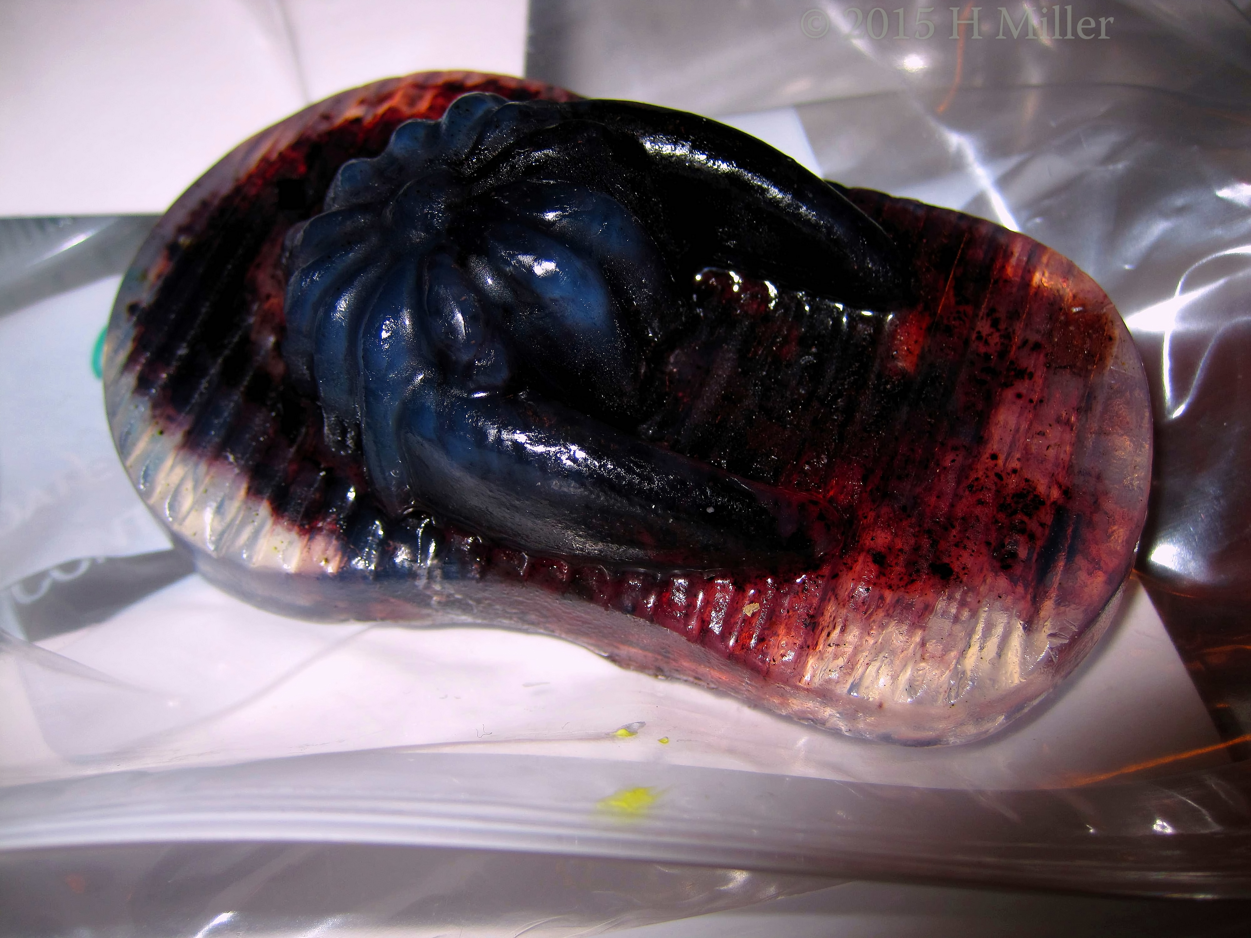 Red Homemade Kids Spa Party Craft. Red Homemade Kids Spa Party Craft.