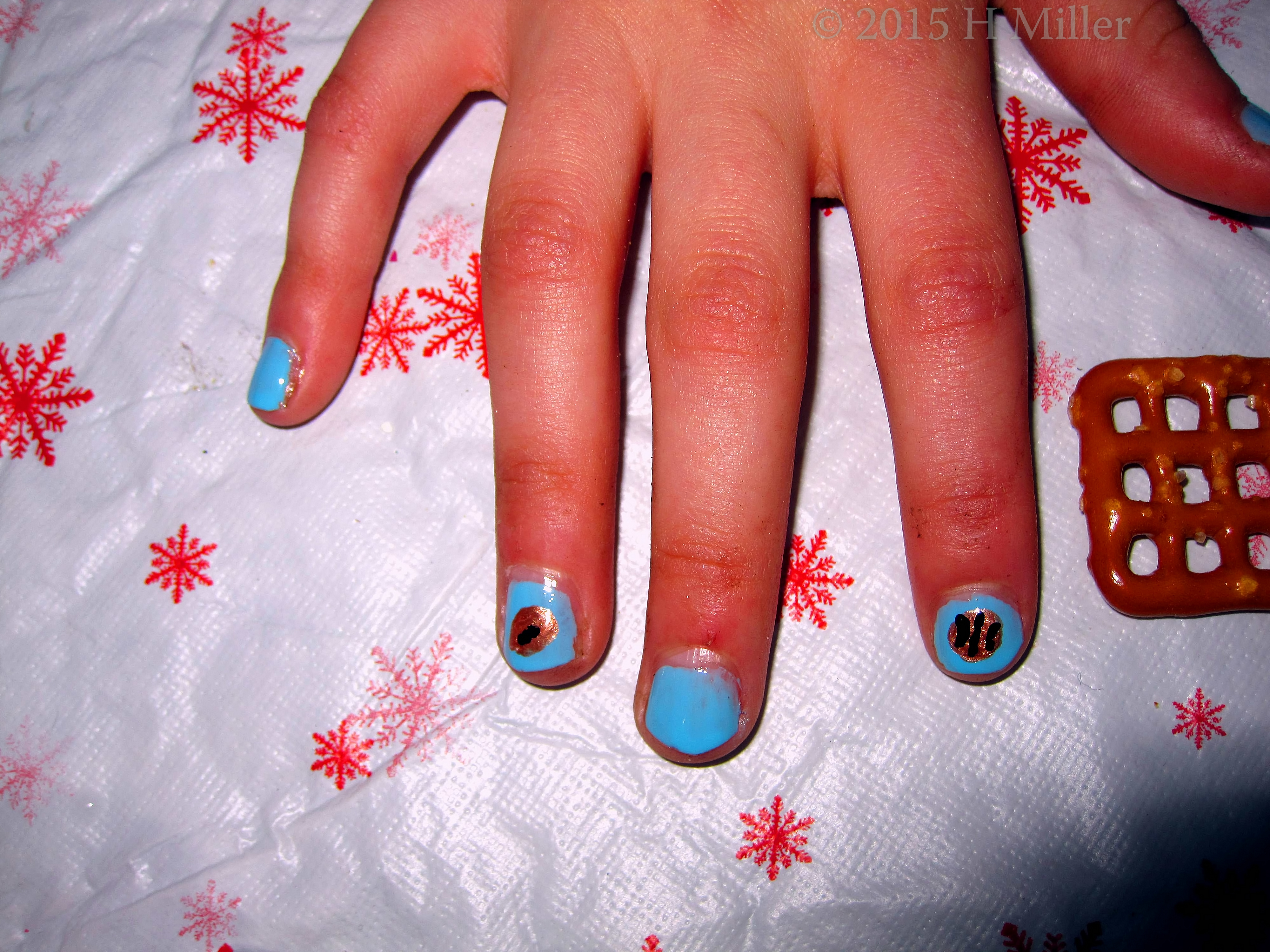 Sports Nail Art Football And Basketball On Blue Sports Nail Art Football And Basketball On Blue