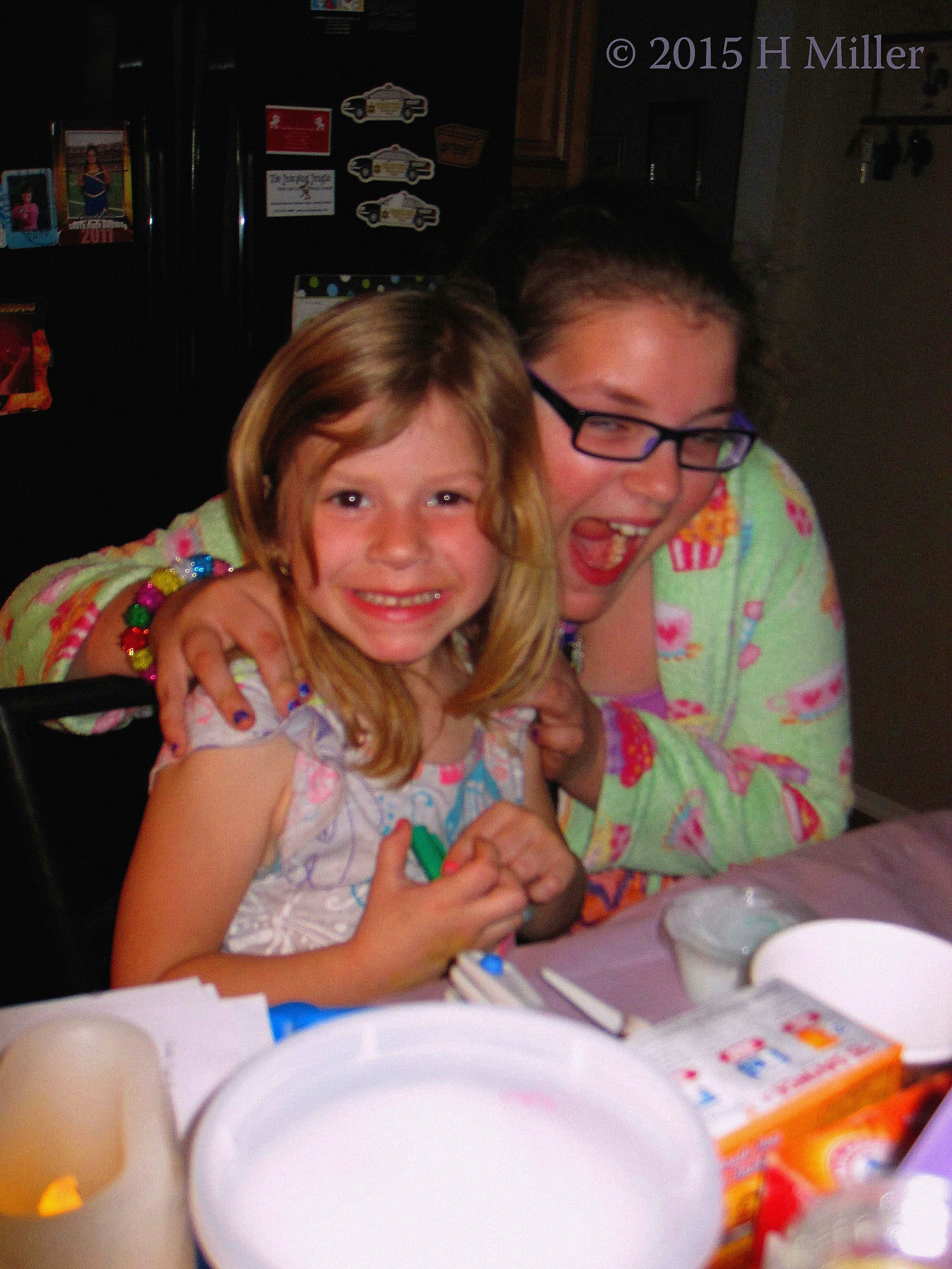 Successful Photobomb Of The Birthday Girl's Little Sister. Successful Photobomb Of The Birthday Girl's Little Sister.