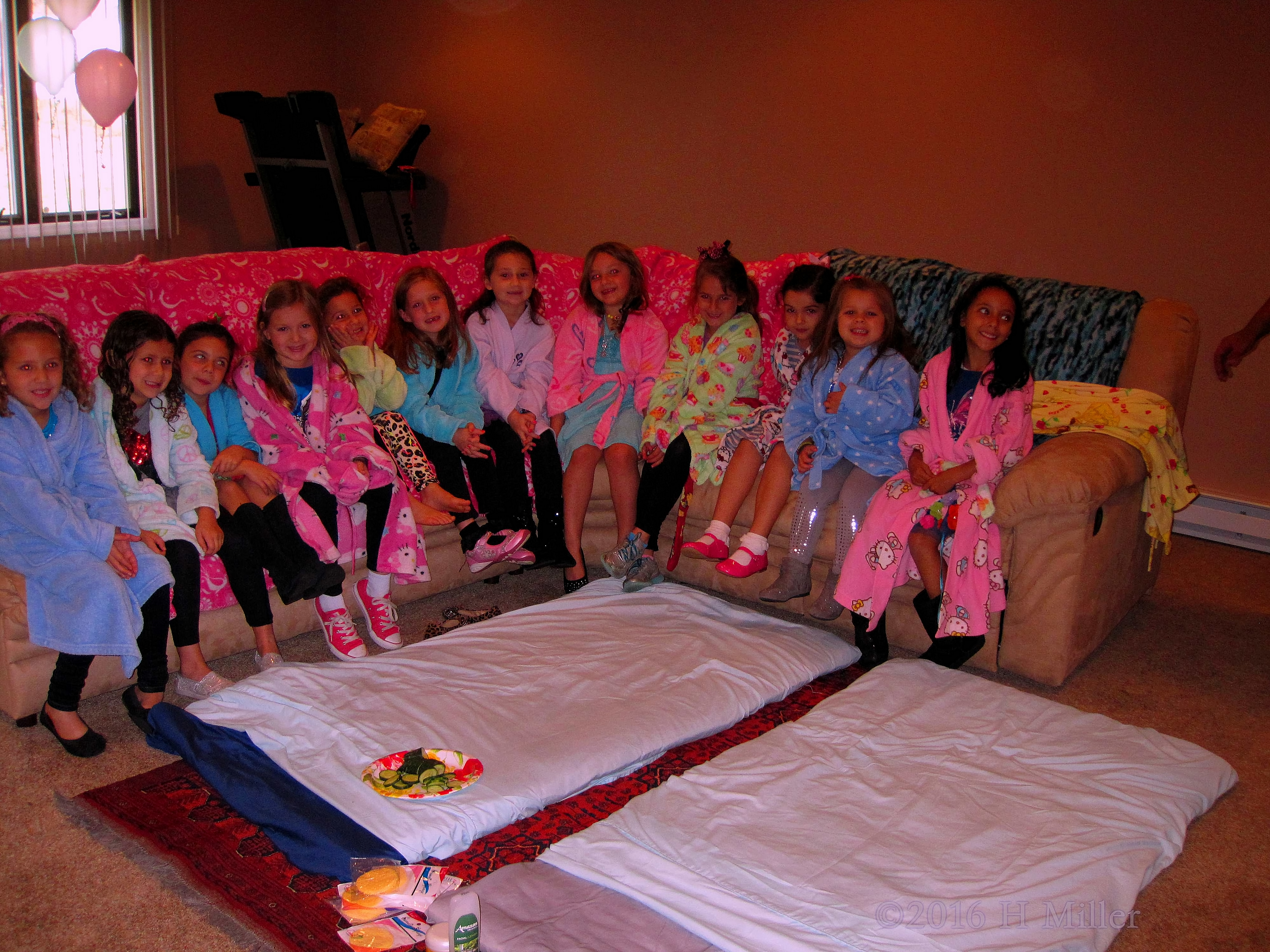 A Group Of Party Guests Who Cannot Wait To Be Pampered A Group Of Party Guests Who Cannot Wait To Be Pampered