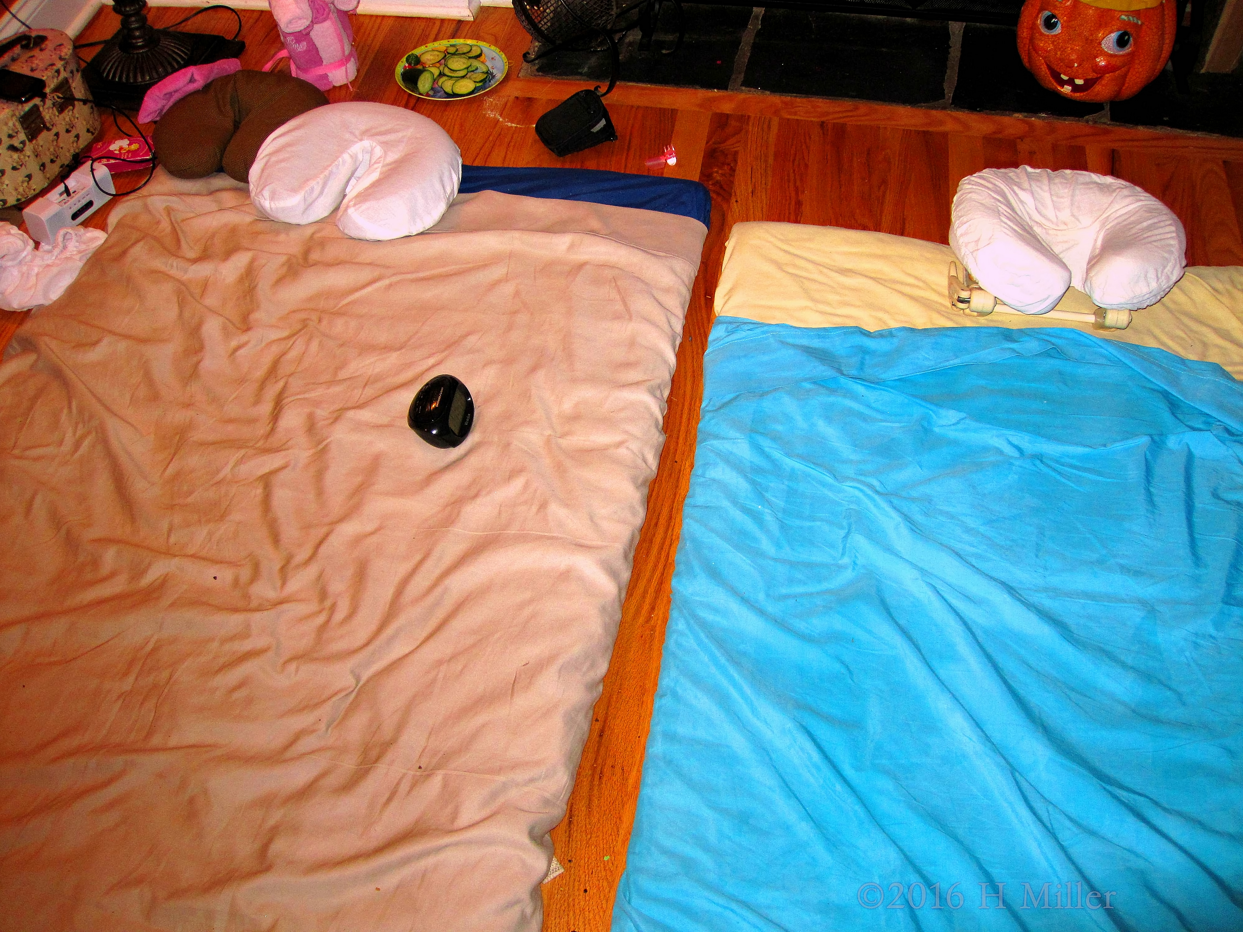 Massage For Kids Area At The Girls Spa Party Massage For Kids Area At The Girls Spa Party