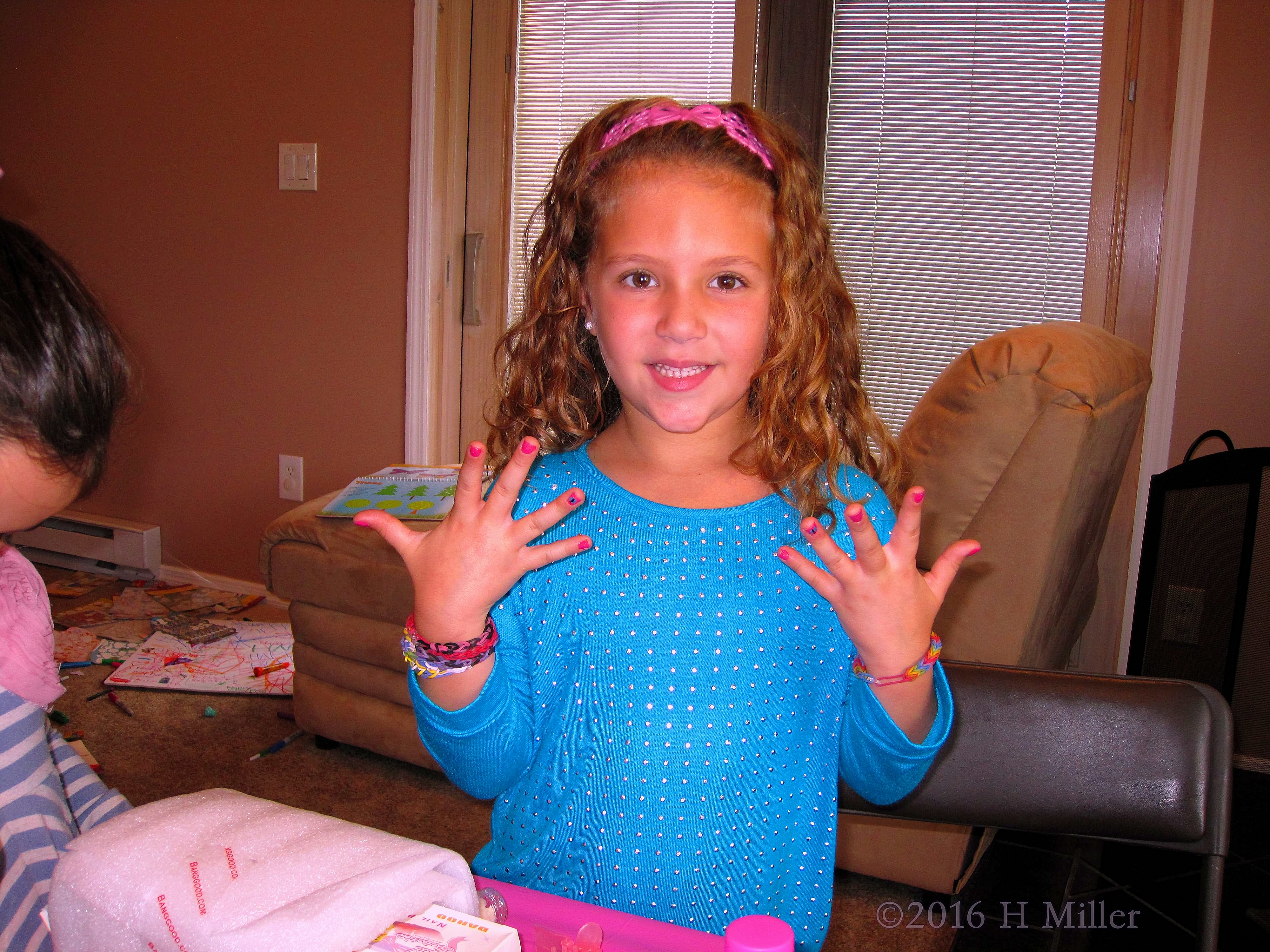 Showing Off Pretty Kids Manicure Showing Off Pretty Kids Manicure