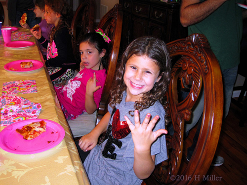 Big Smiles And A Perfect Kids Manicure At The Home Spa Party For Girls!