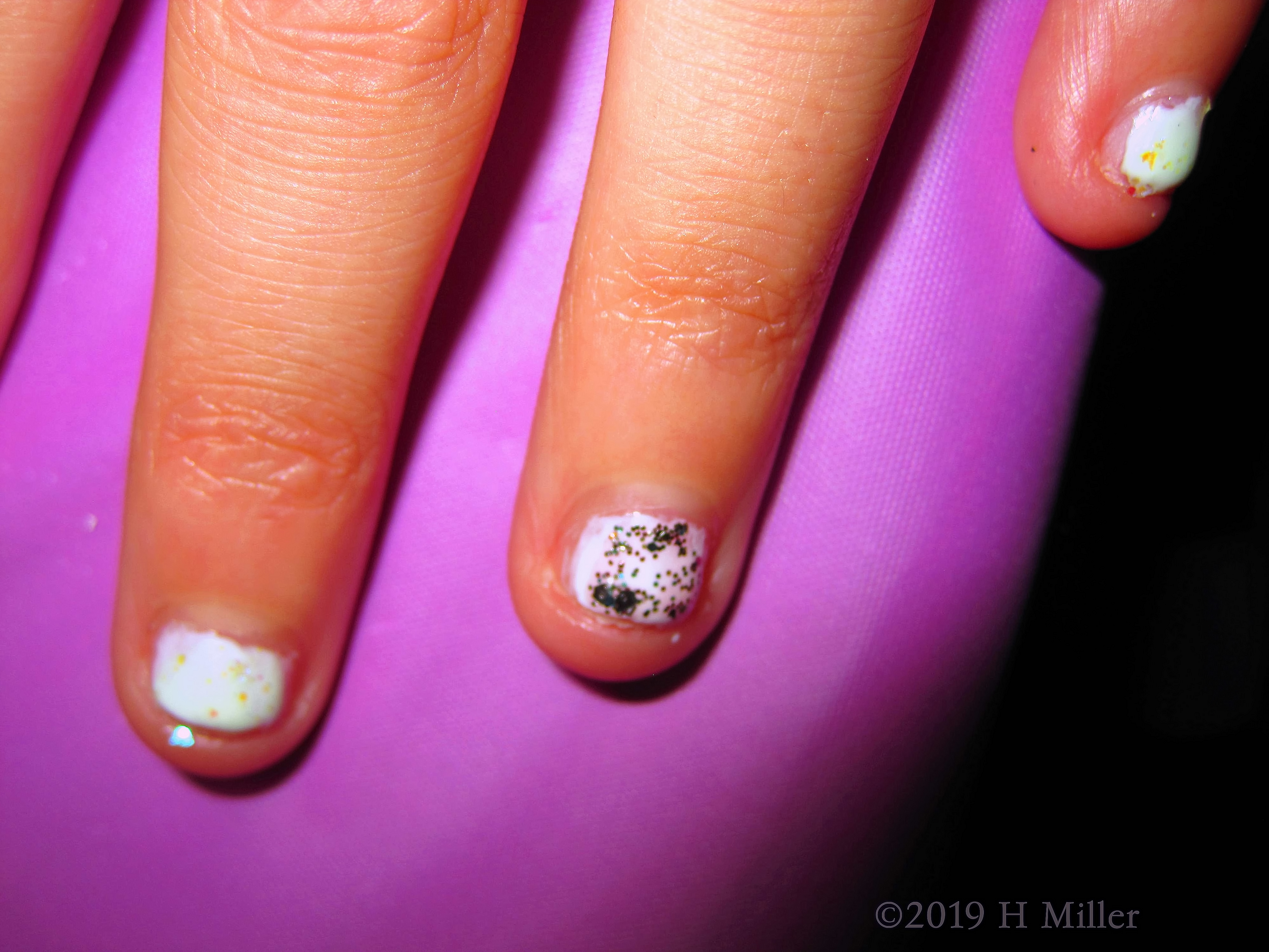 Close Up Of Accent Nail Design