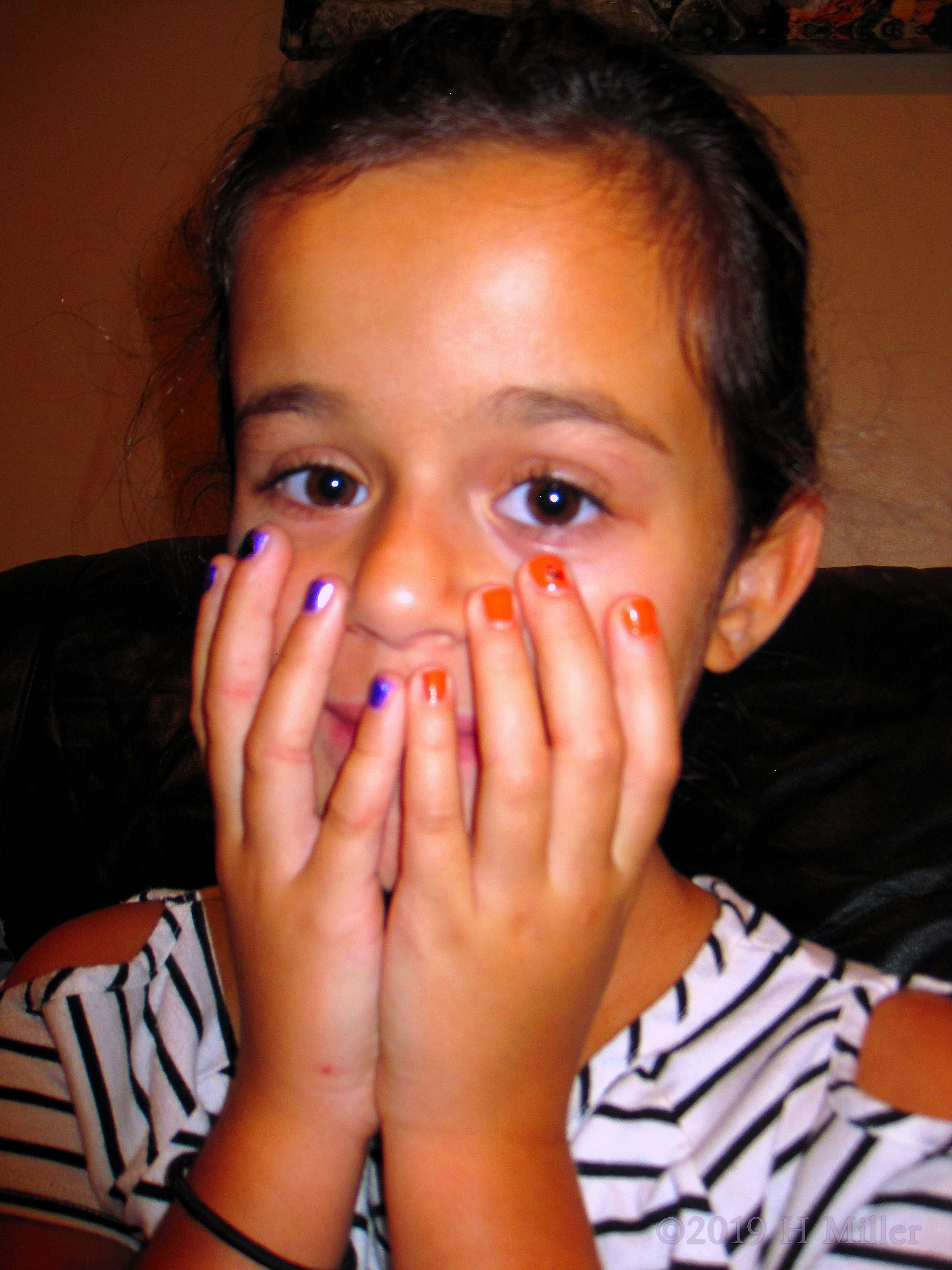 Beautiful, Purple And Red Girls Manicure!! 