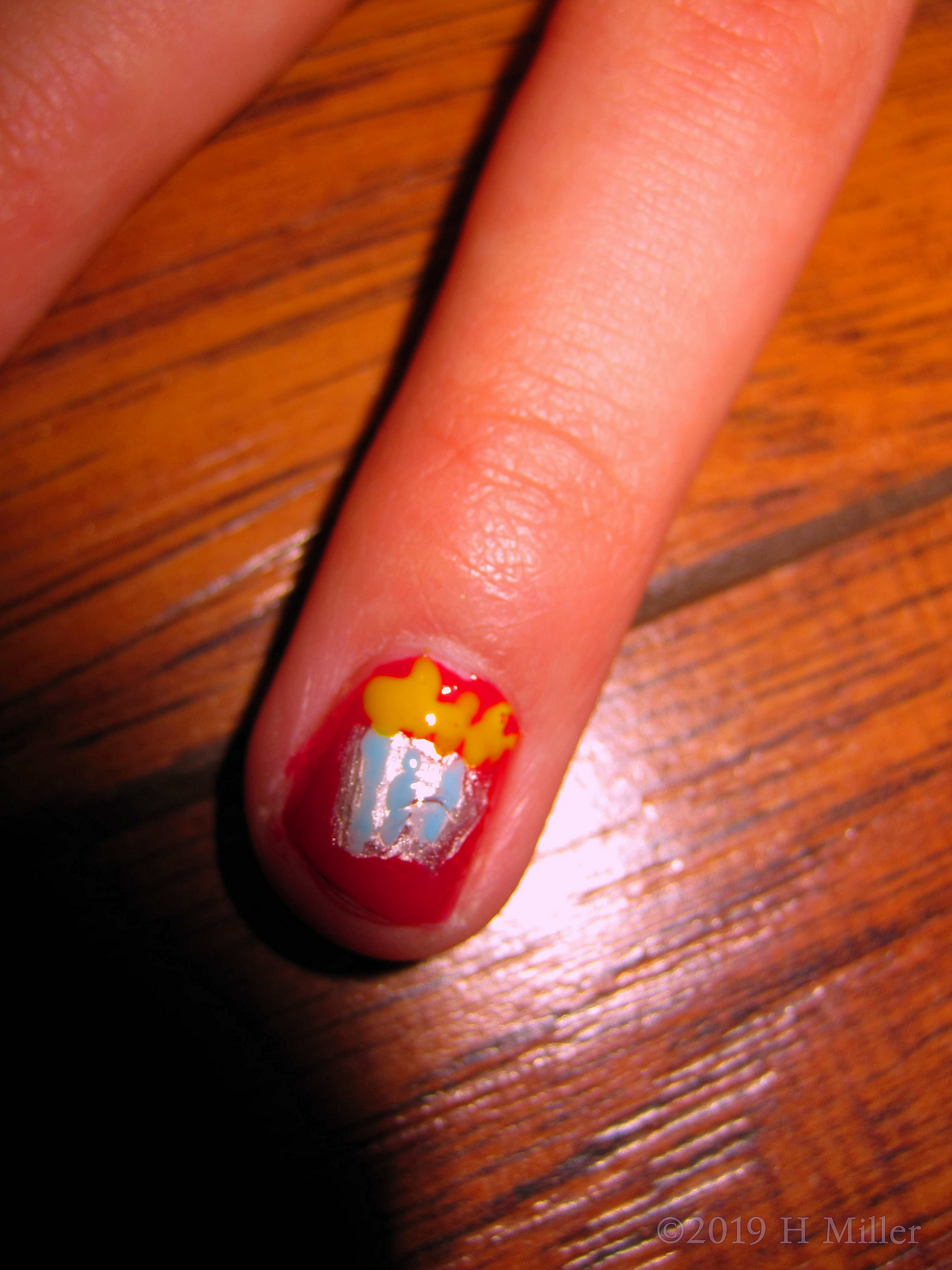 Close Up Of Nail Art 