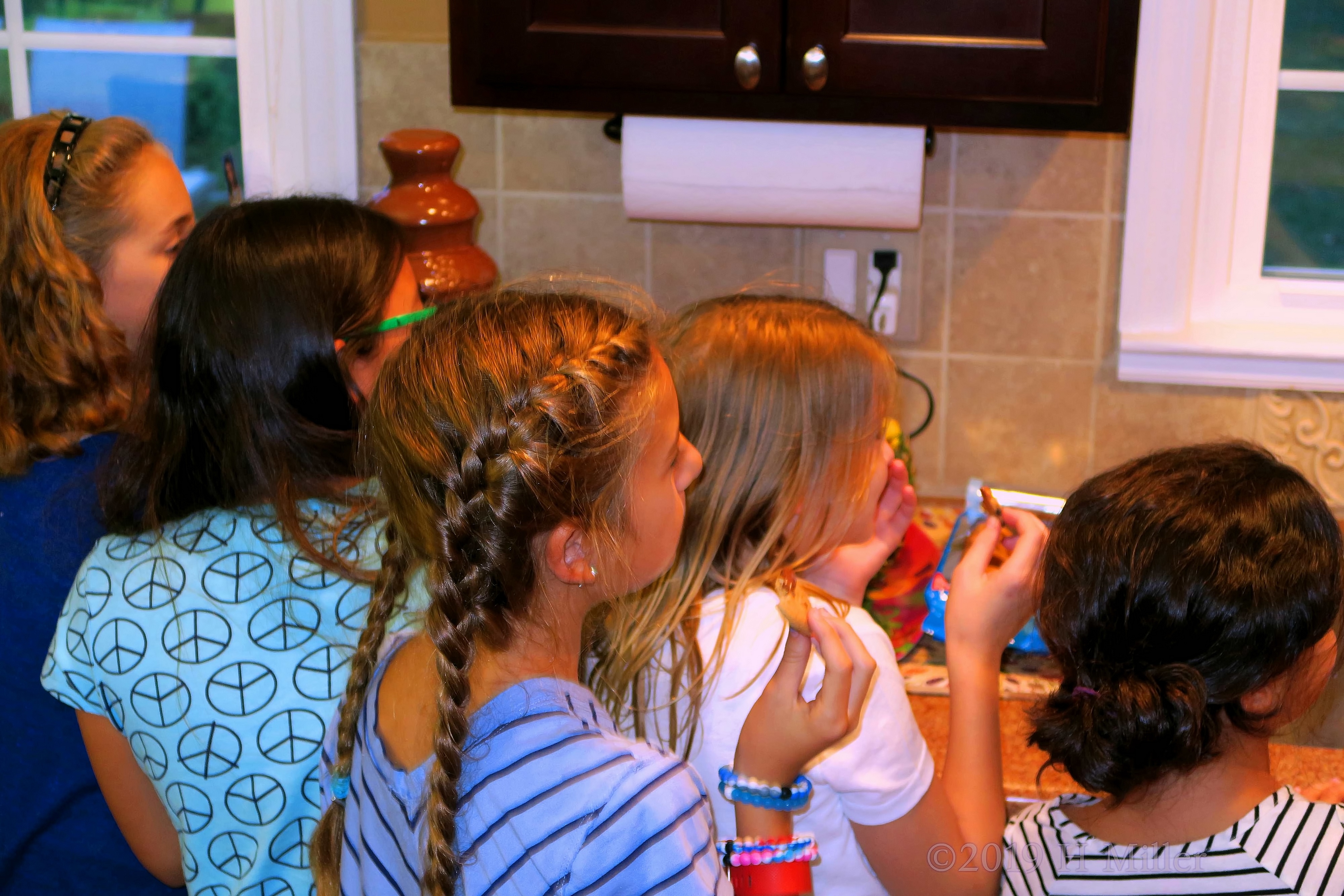 Everyone Is Fascinated With The Choclate Waterfall