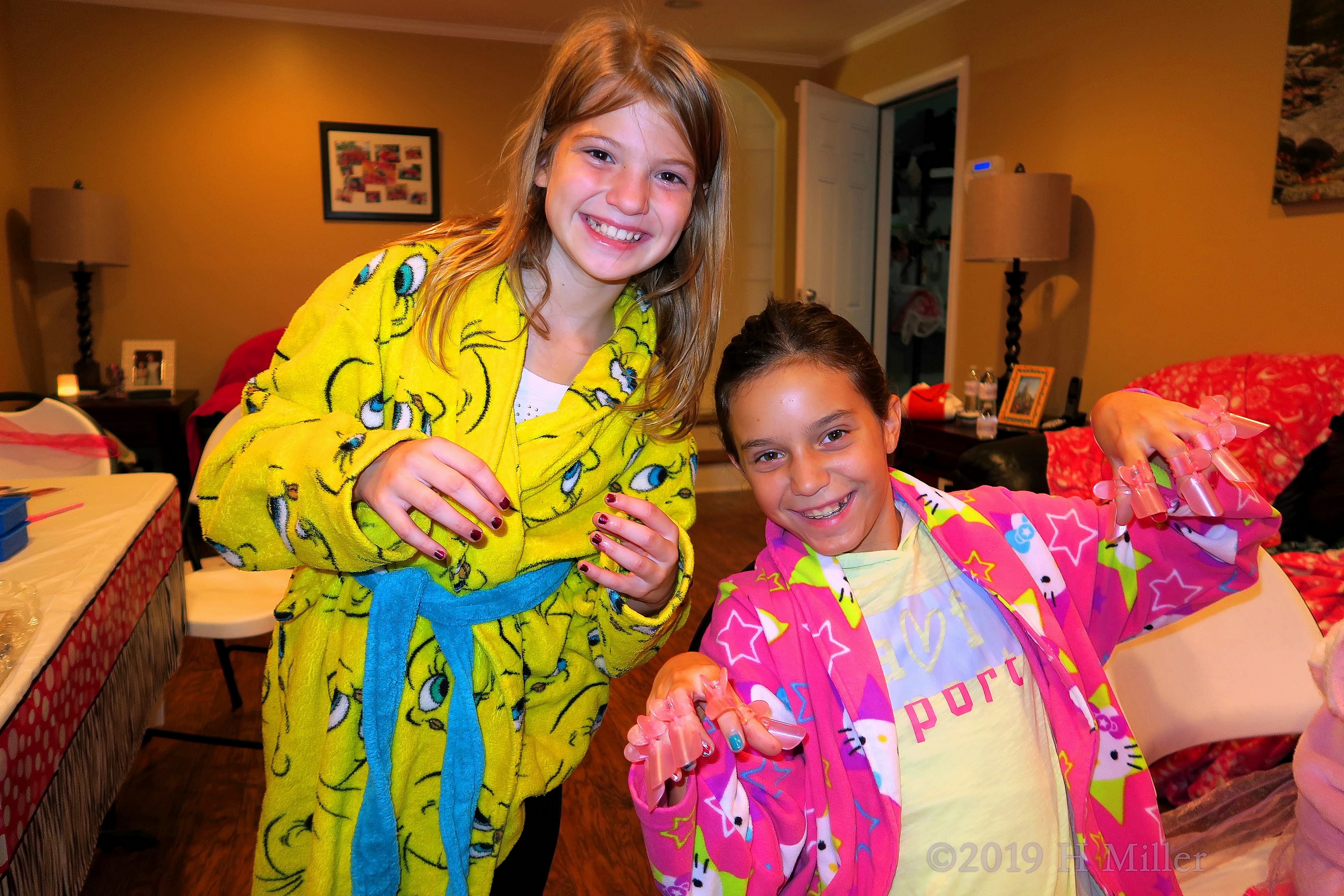 Racquel And Her Friend Showing Off Nail Designs Racquel And Her Friend Showing Off Nail Designs