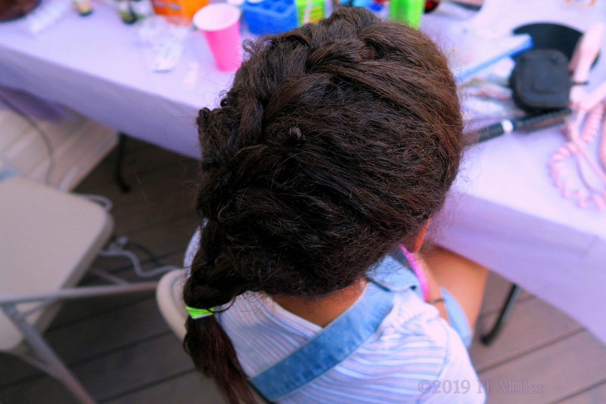 French Braid Styled Just Right 